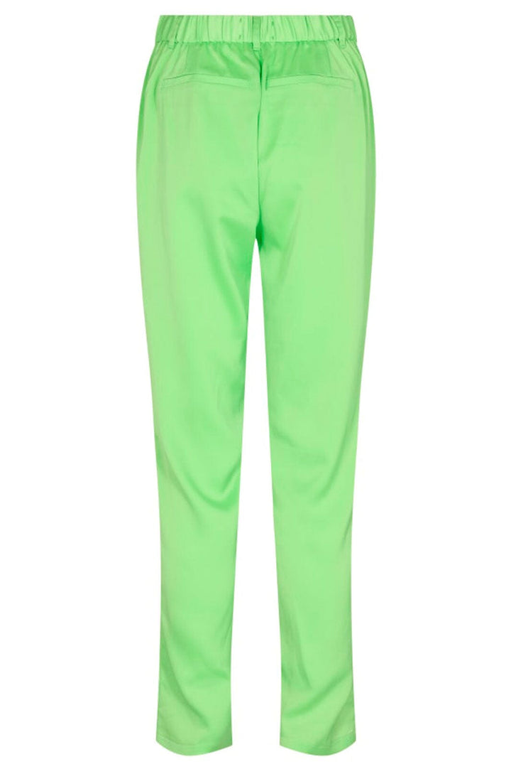 Liberte - Dibby-Slit-Pants - Limegreen Sateen Bukser 