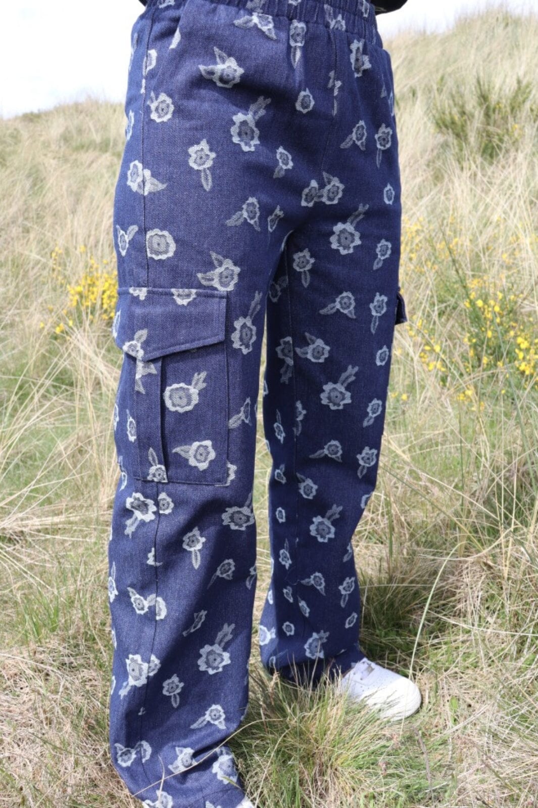 Liberte - Mitty-Cargo-Pants - Denim Flower Bukser 