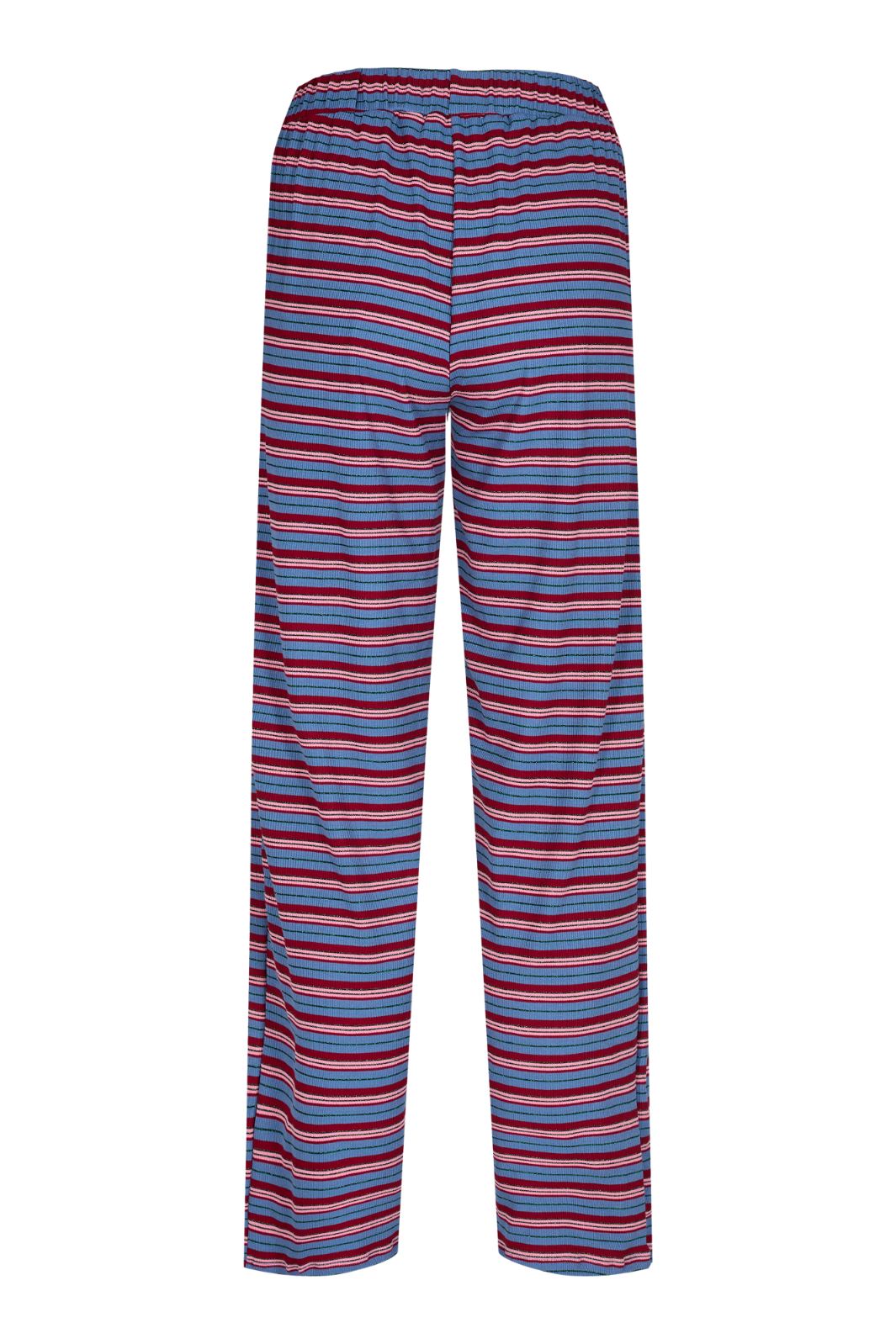 Liberte - Natalia-Pants - Blue Red Lurex Stripe Bukser 