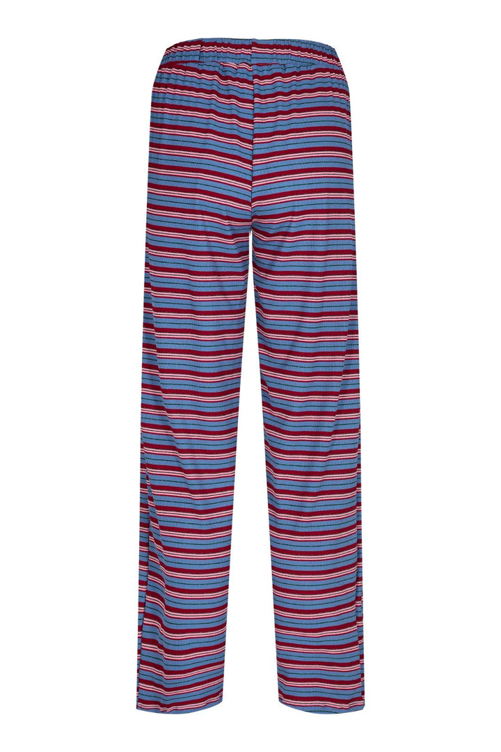Liberte - Natalia-Pants - Blue Red Lurex Stripe Bukser 