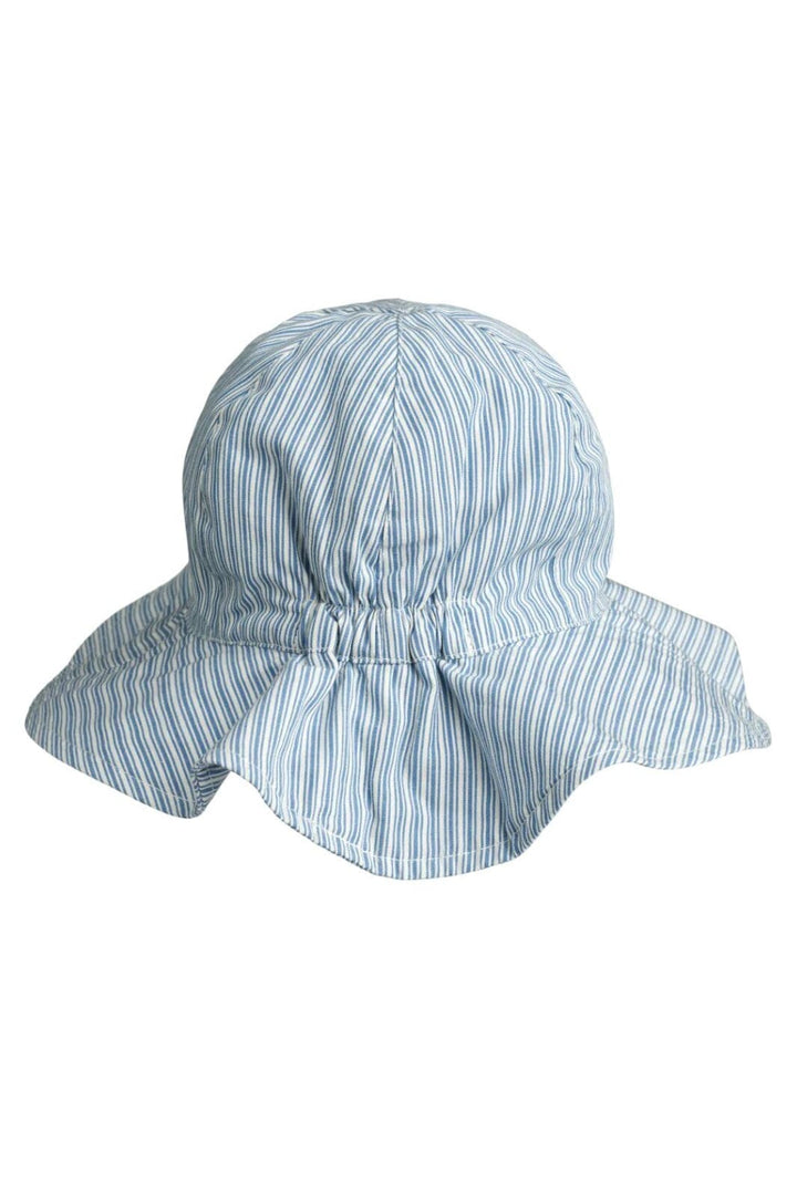 Liewood - Amelia Stripe Sun Hat - Y/D Stripe Riverside / Creme De La Creme Sommerhatte & UV hatte 