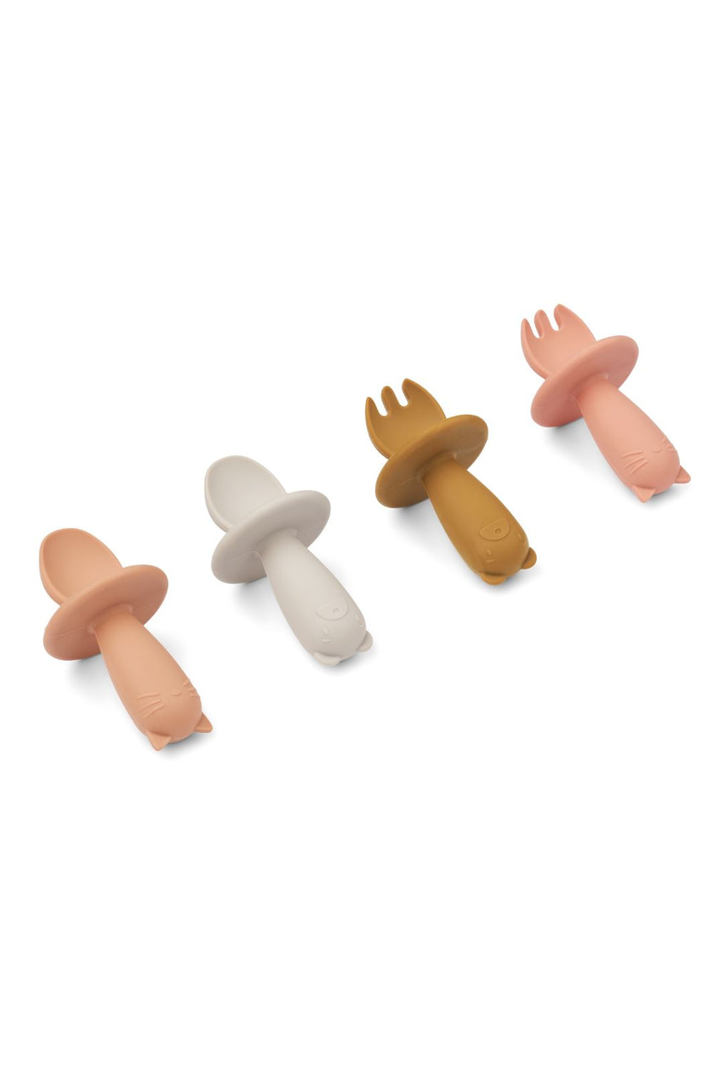 Liewood - Avril Baby Cutlery 4-Pack - Tuscany Rose Multi Mix Køkkentilbehør 