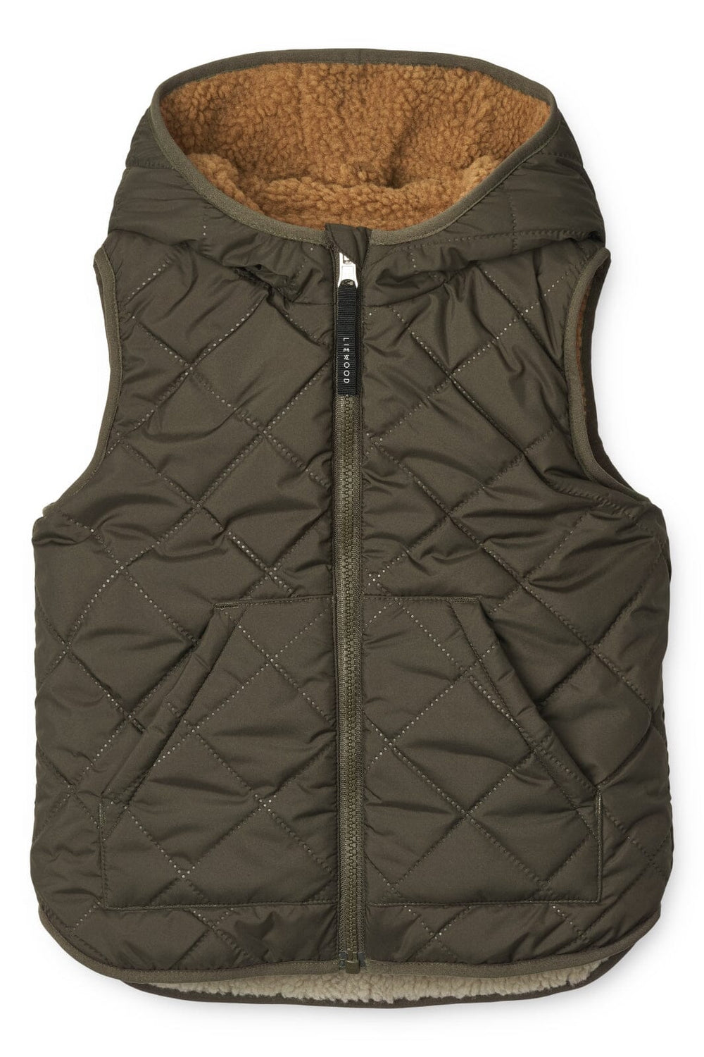 Liewood - Diana Reversible Vest - Army Brown Mix Veste 