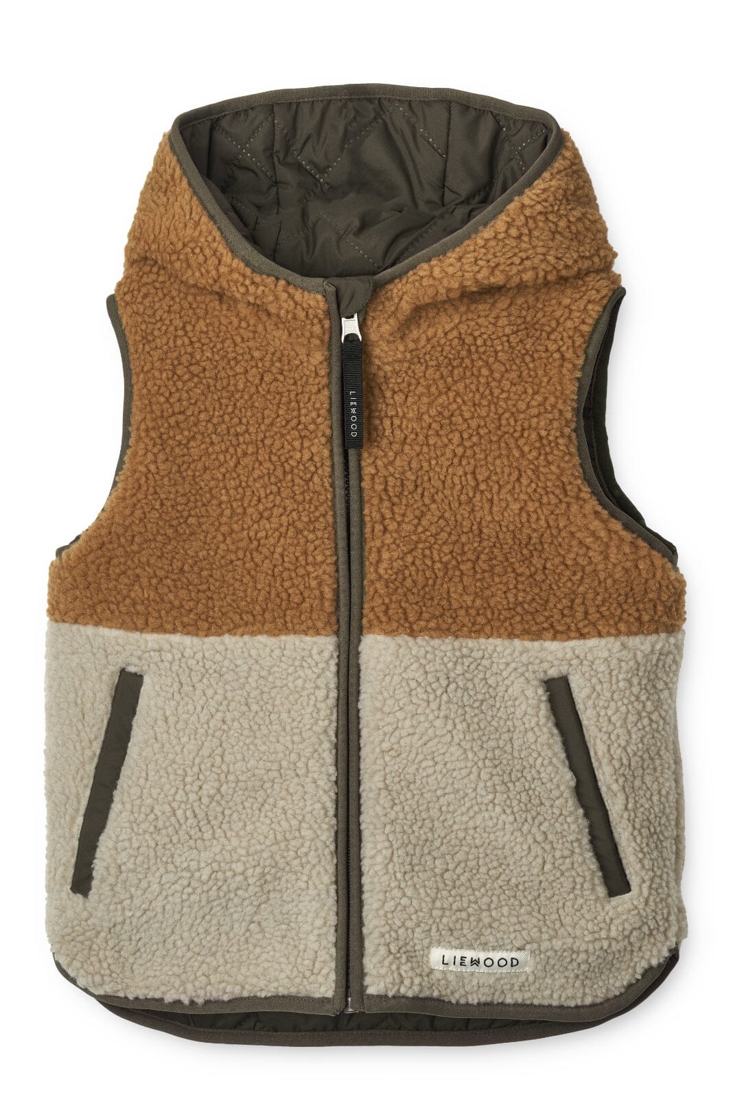 Liewood - Diana Reversible Vest - Army Brown Mix Veste 