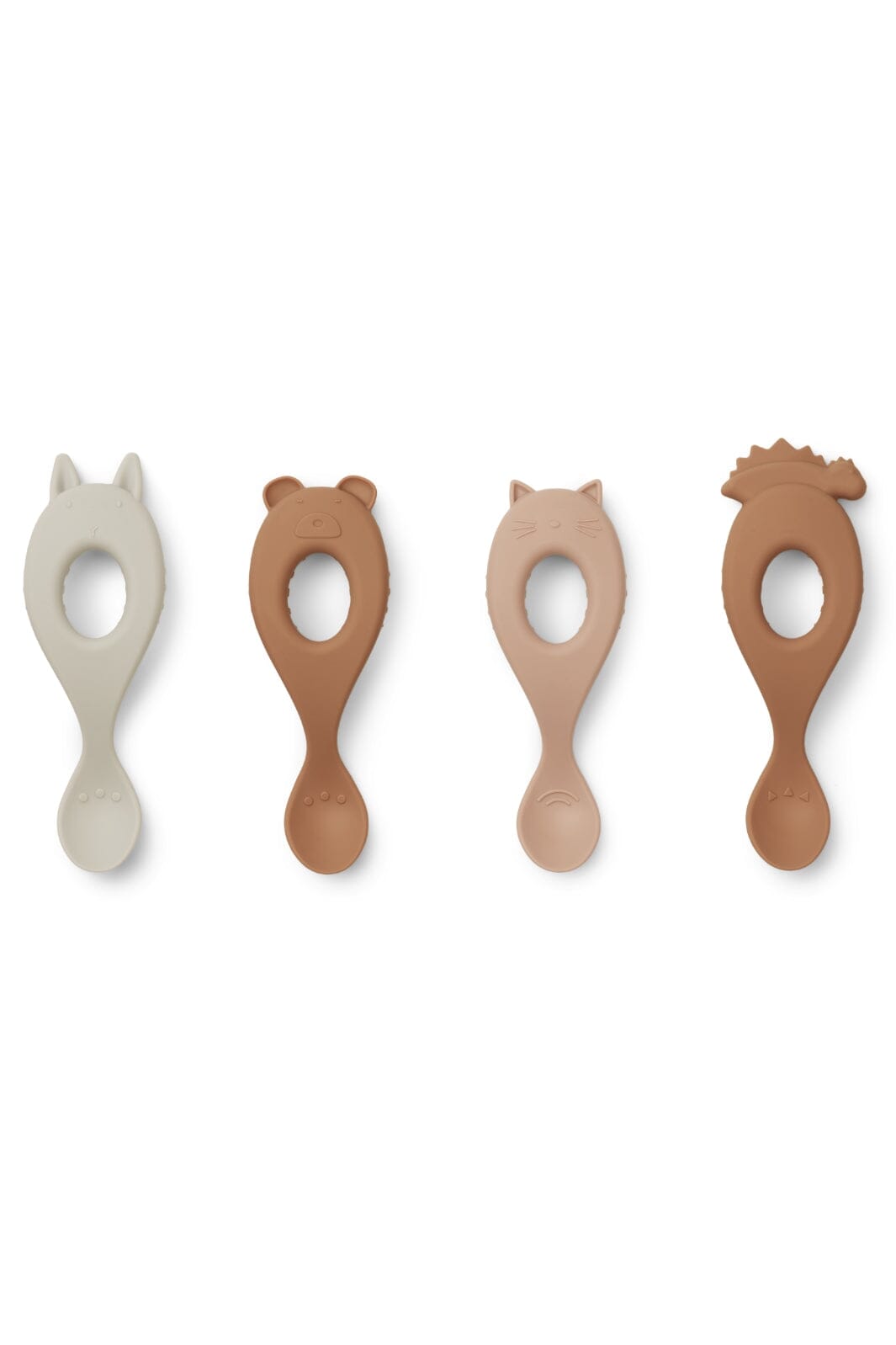 Liewood - Liva Silicone Spoon 4-Pack - Rose Mix 