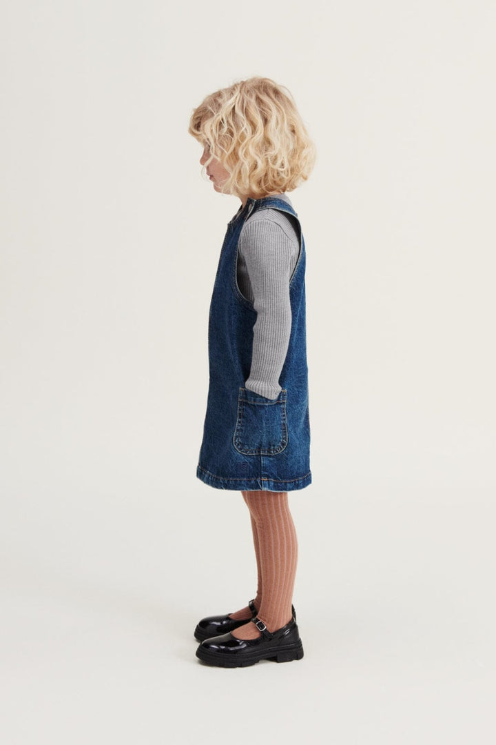 Liewood - Maddie Denim Dress - Medium Blue Denim Kjoler 