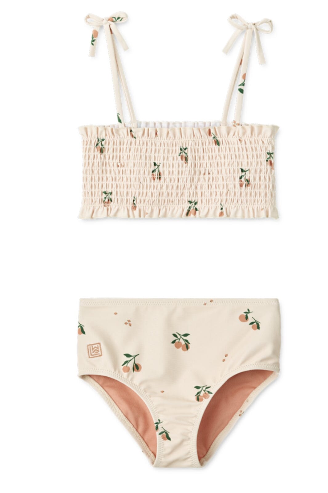 Liewood - Mikaela Printed Bikini Set - Peach / Sea Shell Bikinier 