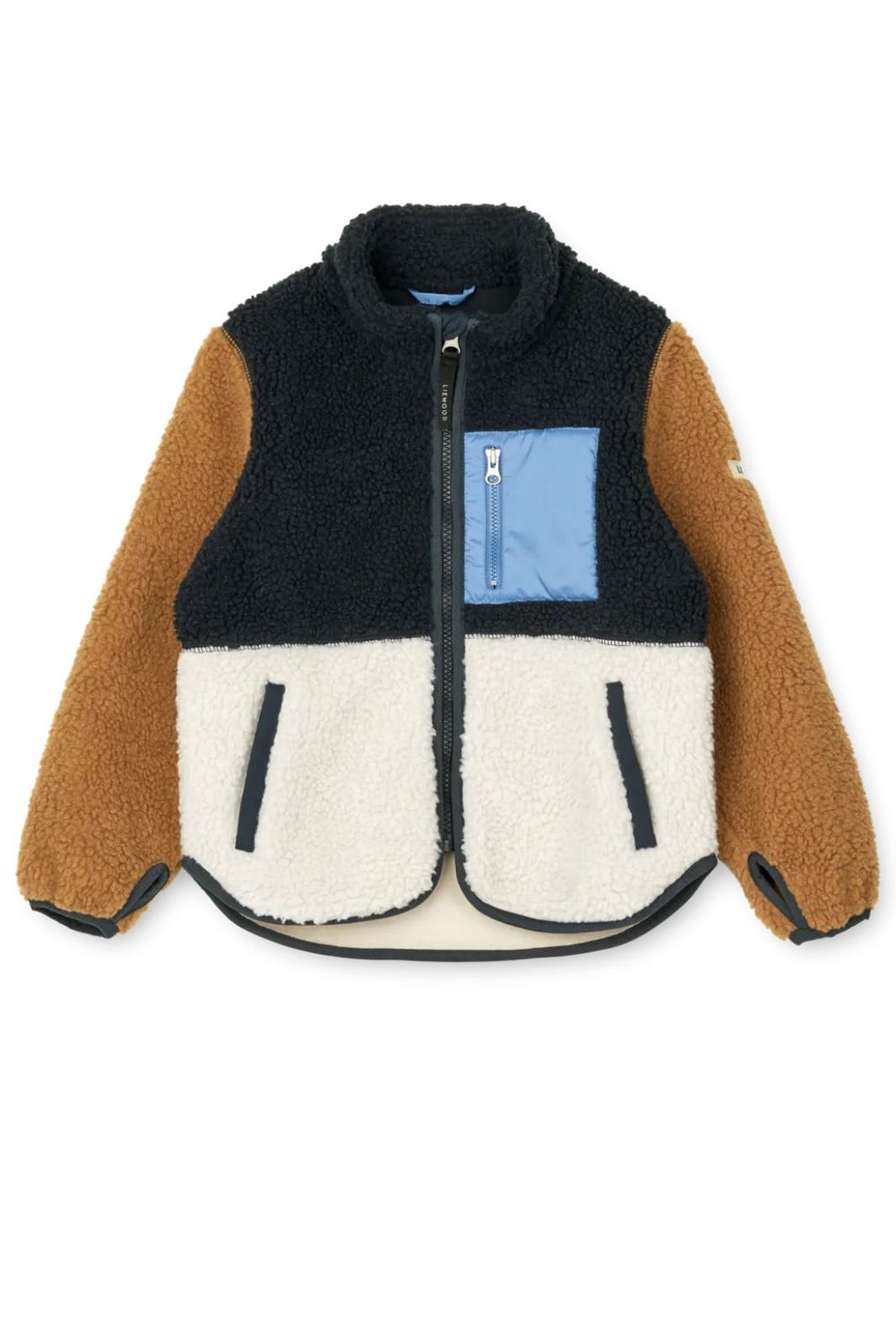 Liewood - Nolan Jacket - Midnight Navy Multi Mix Fleece jakker 