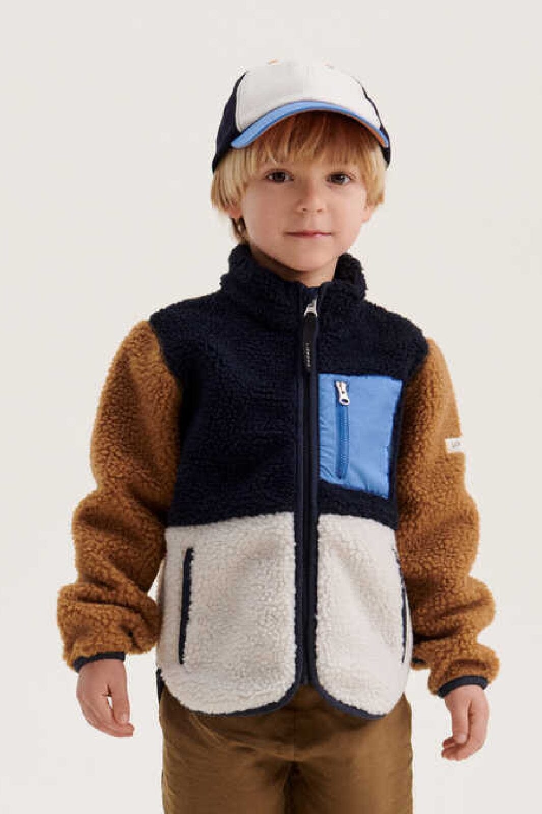 Liewood - Nolan Jacket - Midnight Navy Multi Mix Fleece jakker 