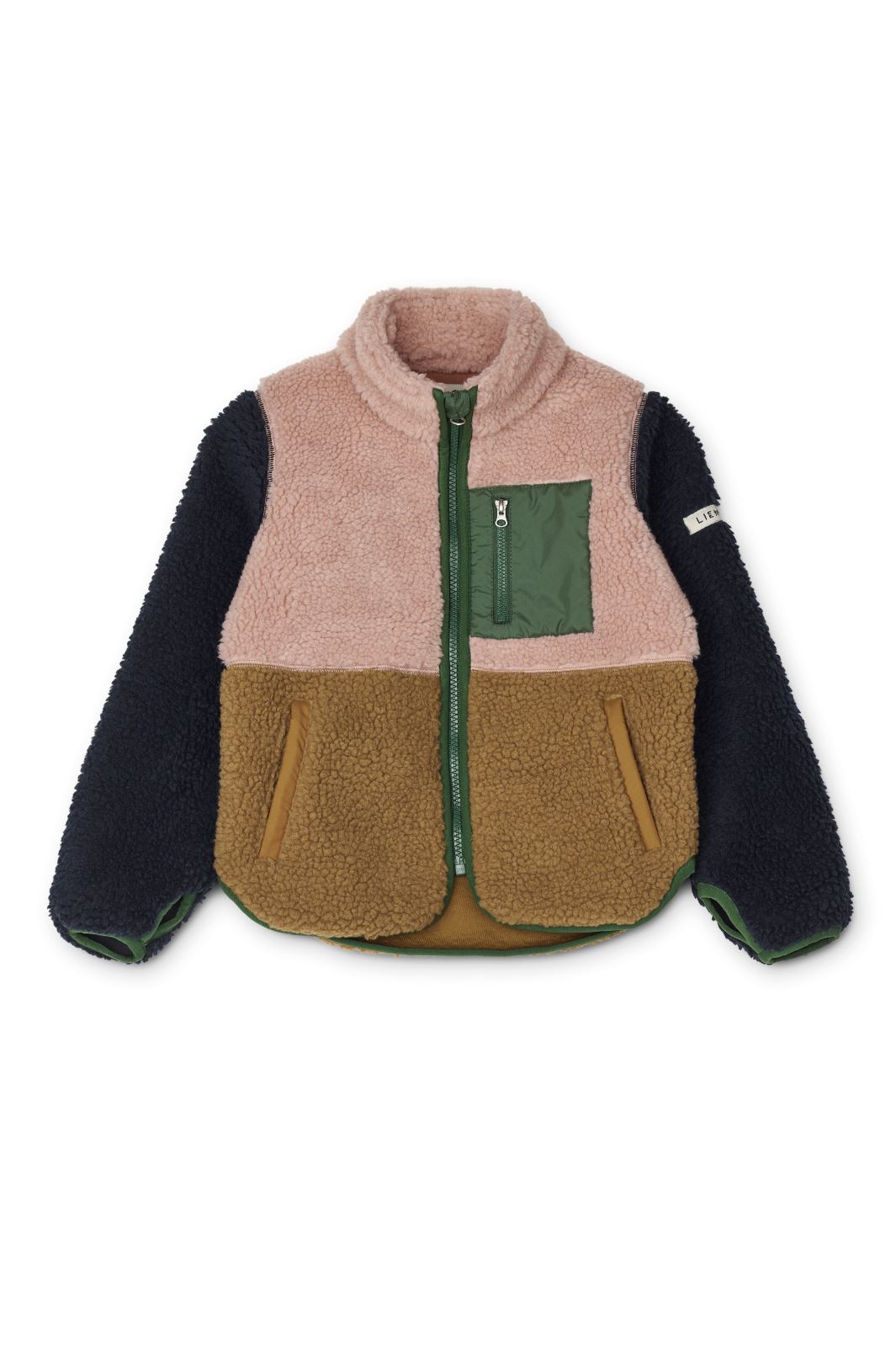 Liewood - Nolan Pile Jacket - Colour Block / Tuscany Rose Multi Mix Jakker 