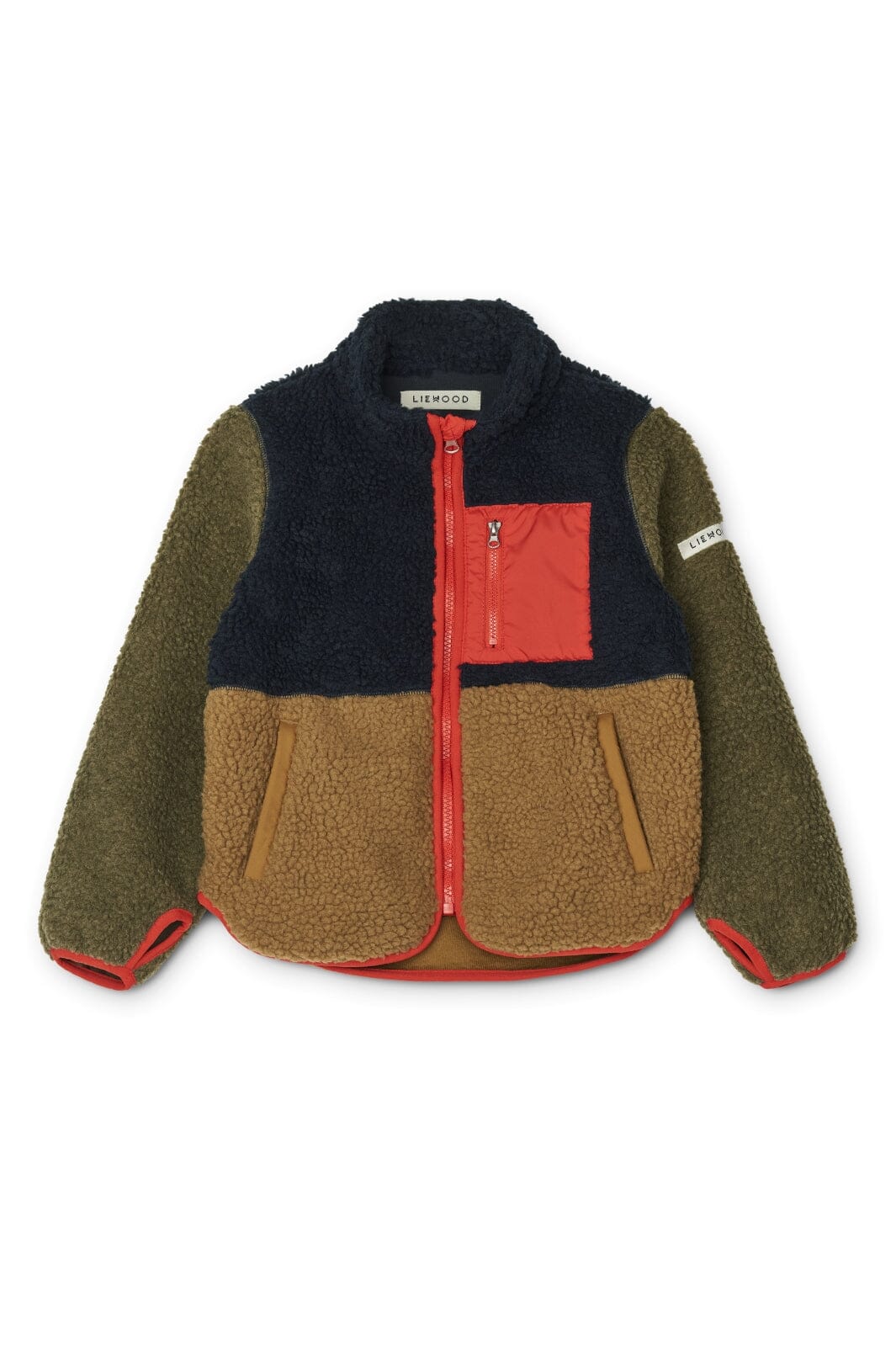 Liewood - Nolan Pile Jacket - Midnight Navy Multi Mix Jakker 