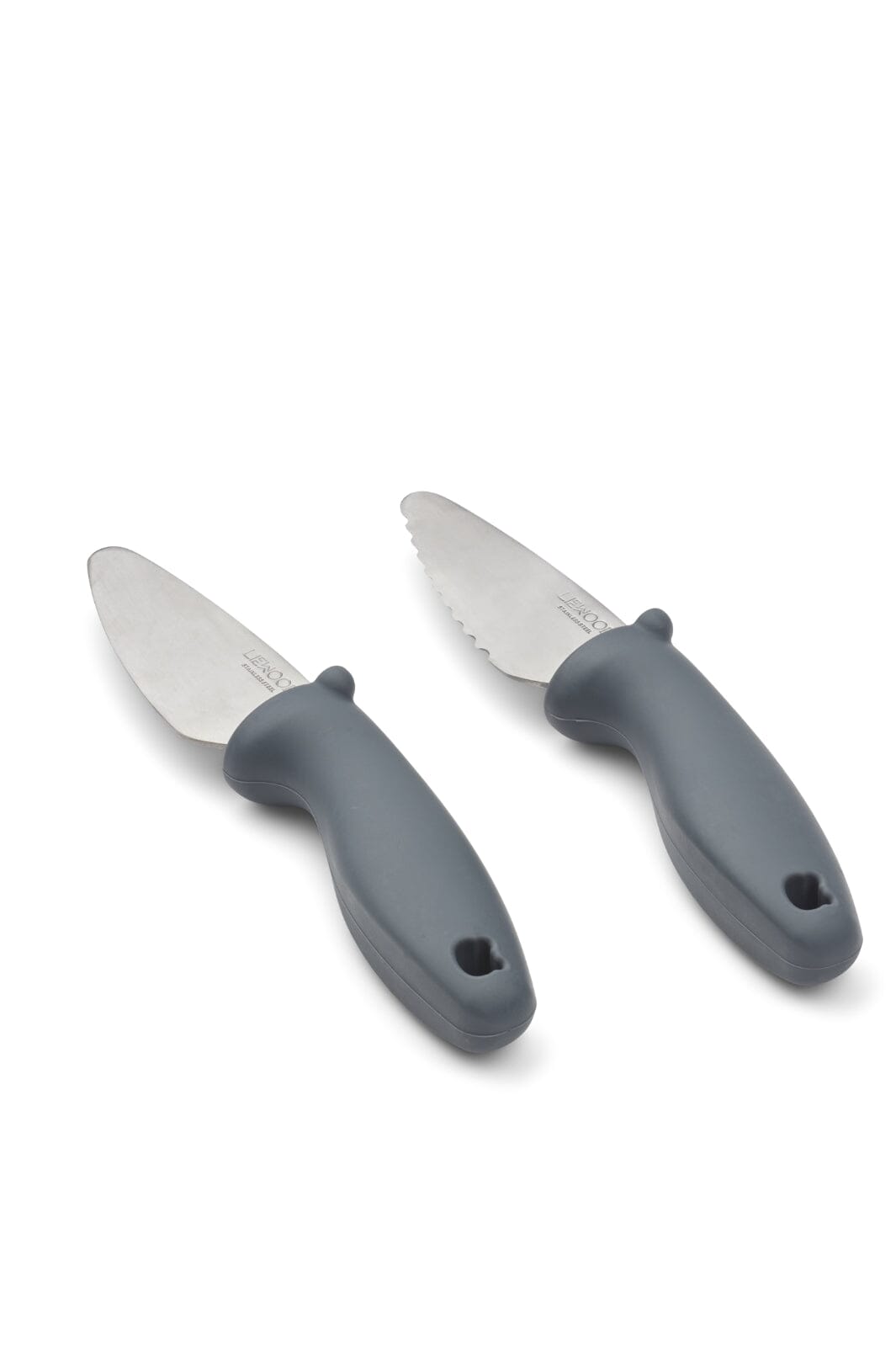 Liewood - Perry Cutting Knife Set - Whale Blue Køkkentilbehør 