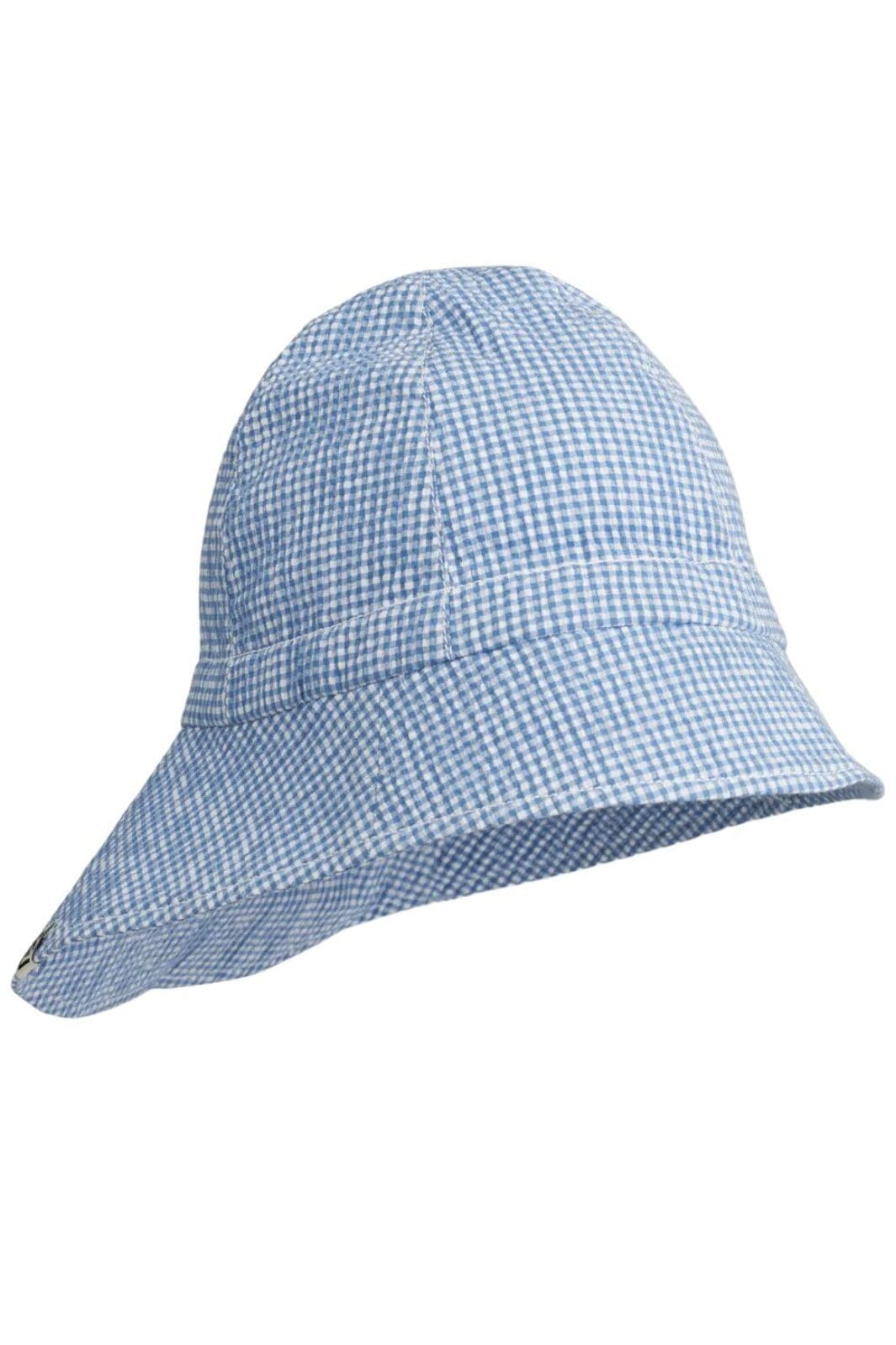 Liewood - Sunneva Sun Hat - Y/D Check Riverside / Crisp White Sommerhatte & UV hatte 