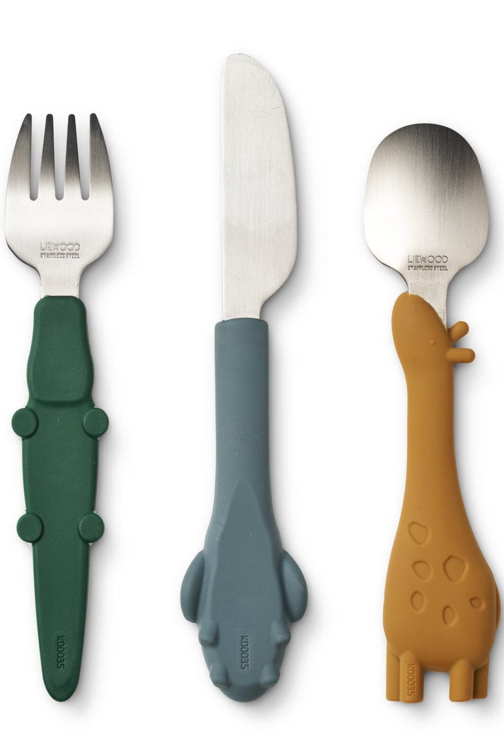 Liewood - Tove Cutlery Set - Golden Caramel Mix Køkkentilbehør 