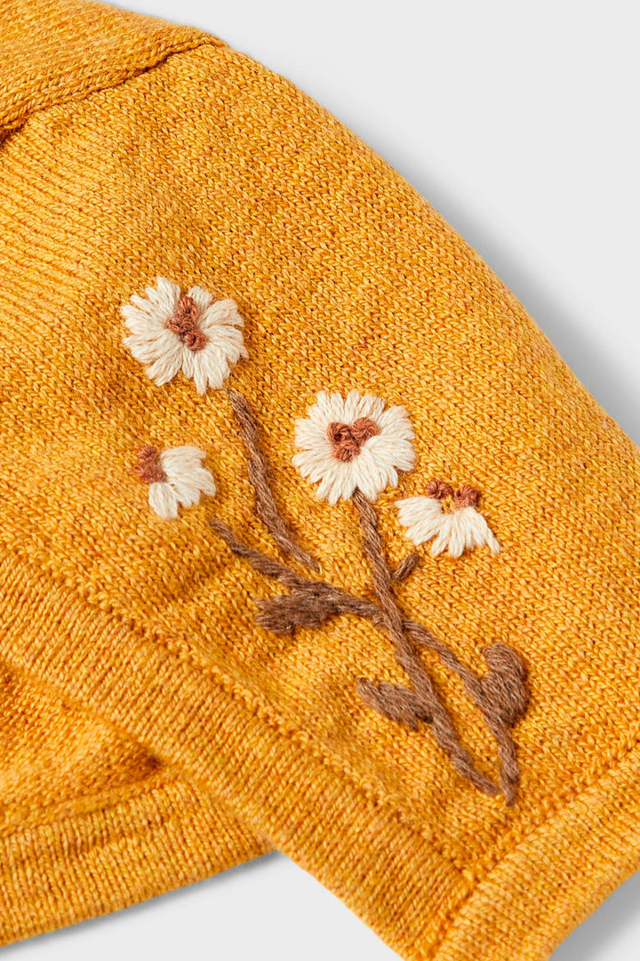 Lil' Atelier - NbfGliva Knit Hat - Amber gold Huer 