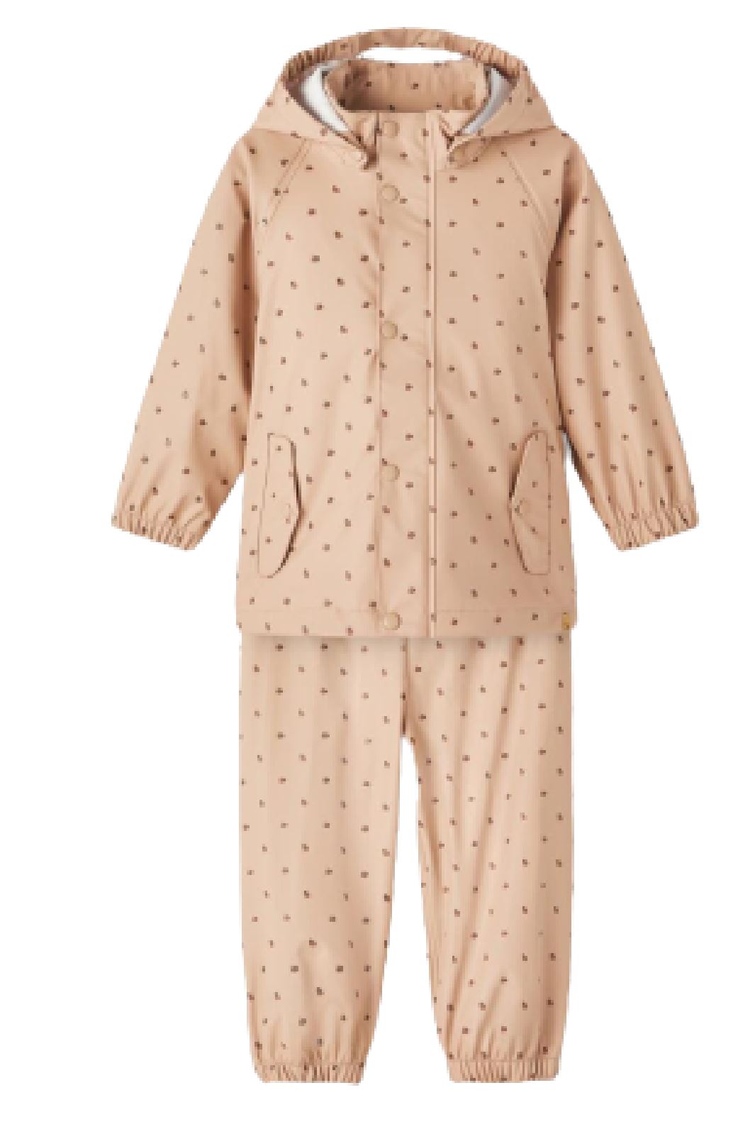 Lil' Atelier - Nmfladry Aop Rain Set Fo Lil - 4191064 Roebuck Regntøj 
