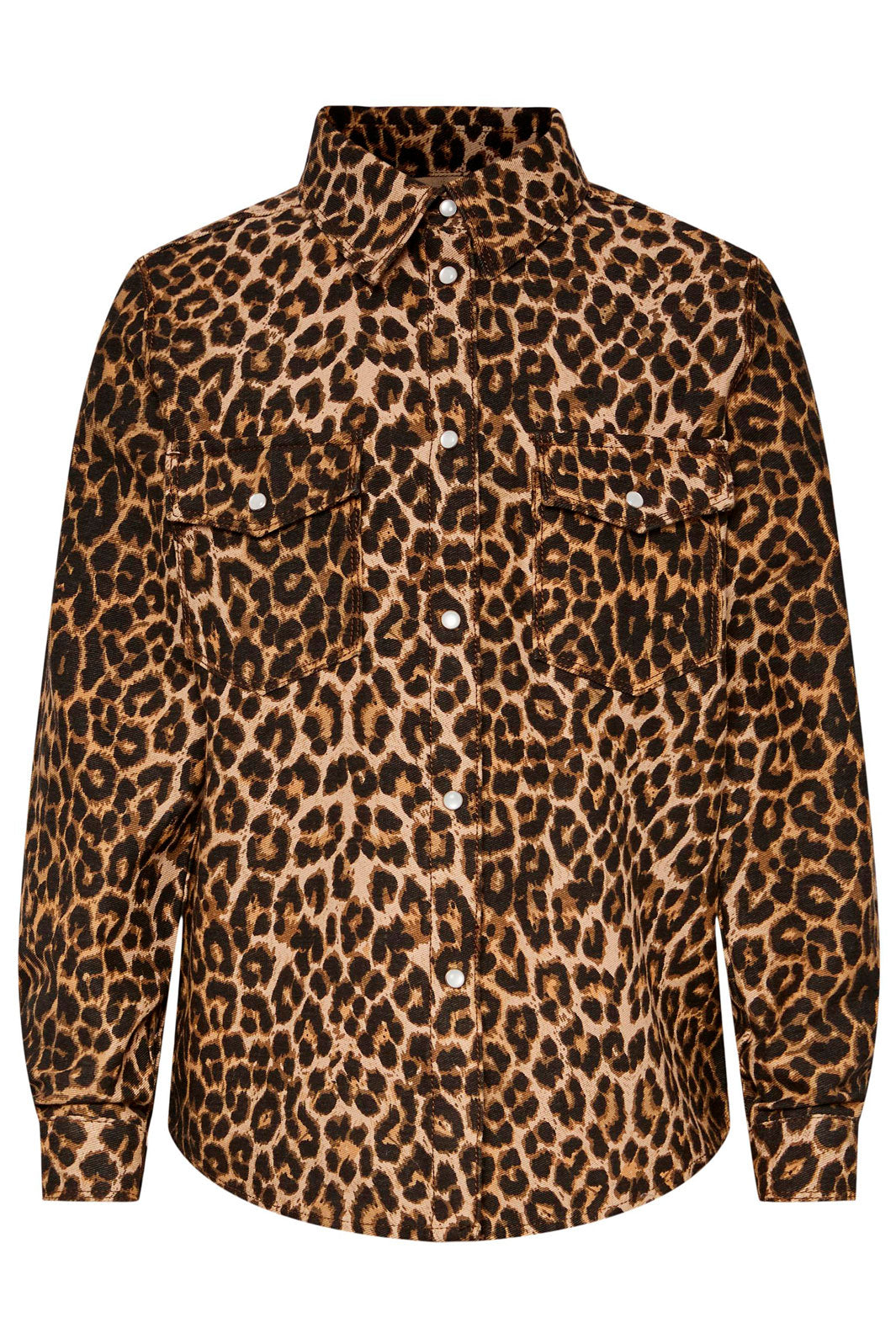 Little pieces - Lpemla Lsnim Shirt - Black Leo Skjorter 