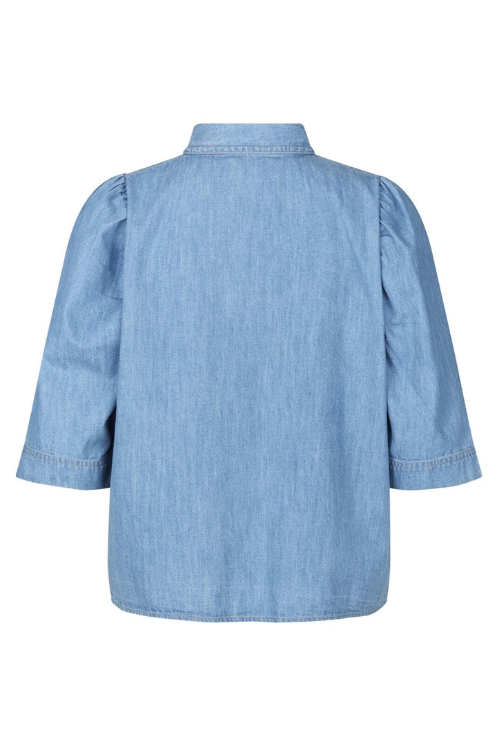 Lollys Laundry - BonoLL Shirt SS - 22 Light Blue Skjorter 