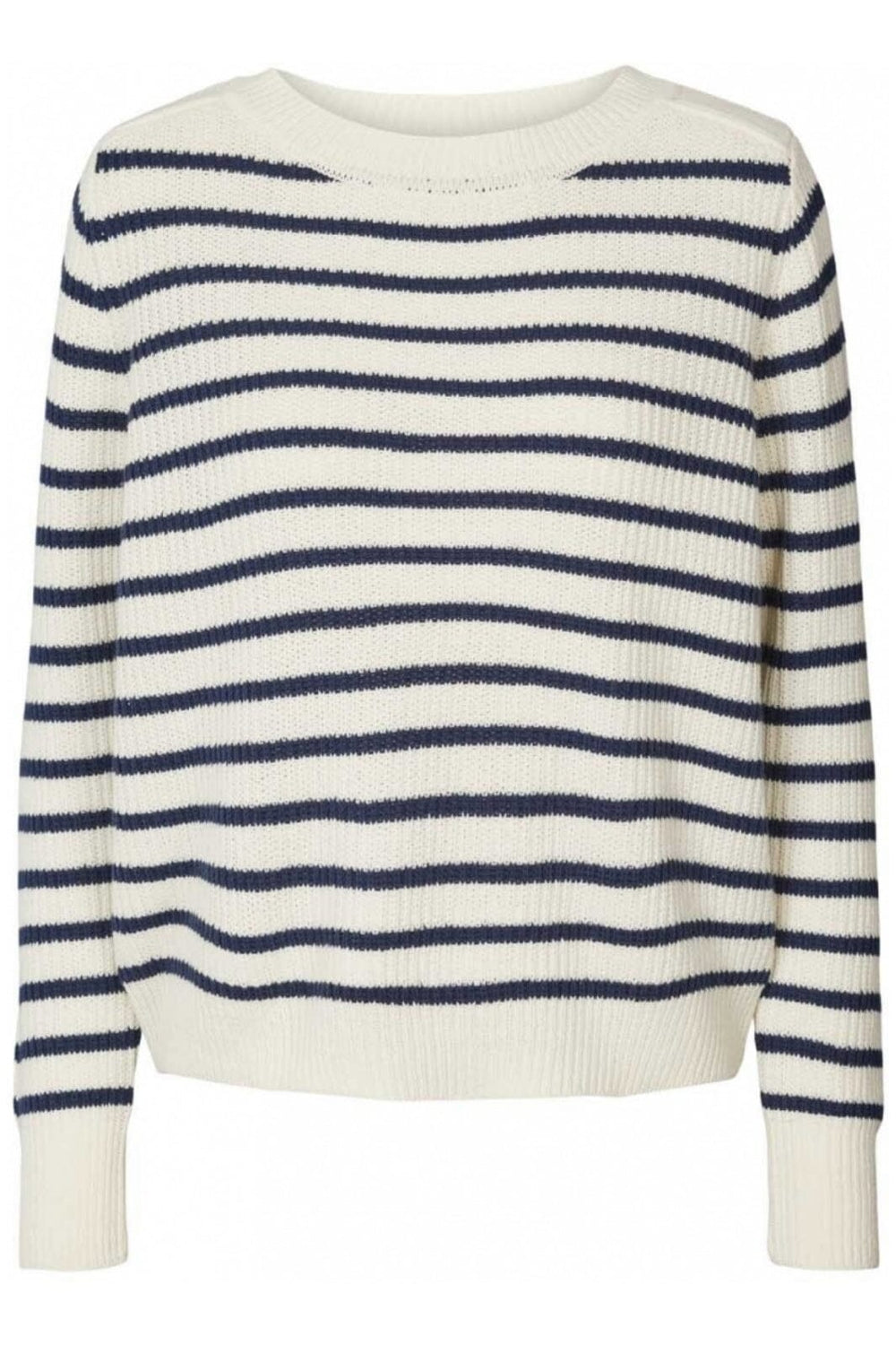 Lollys Laundry - Dane Jumper - 23 Dark Blue Strikbluser 