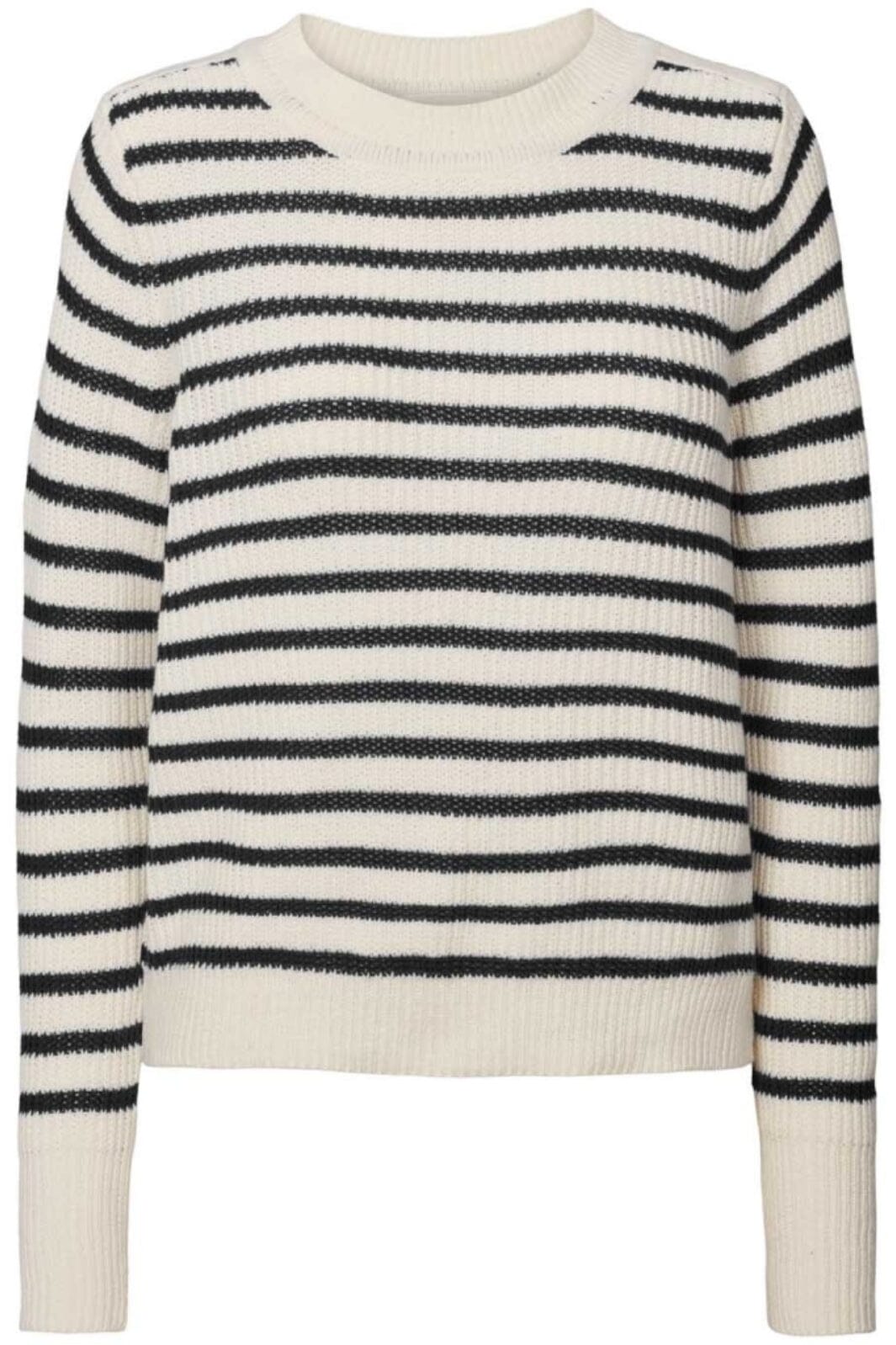 Lollys Laundry - Dane Jumper - 99 Black strik 