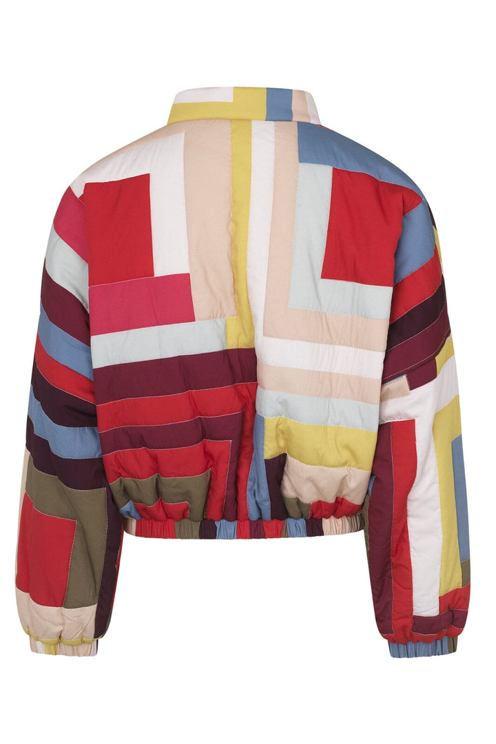 Lollys Laundry - LamaLL Jacket LS - Color Block Print Jakker 