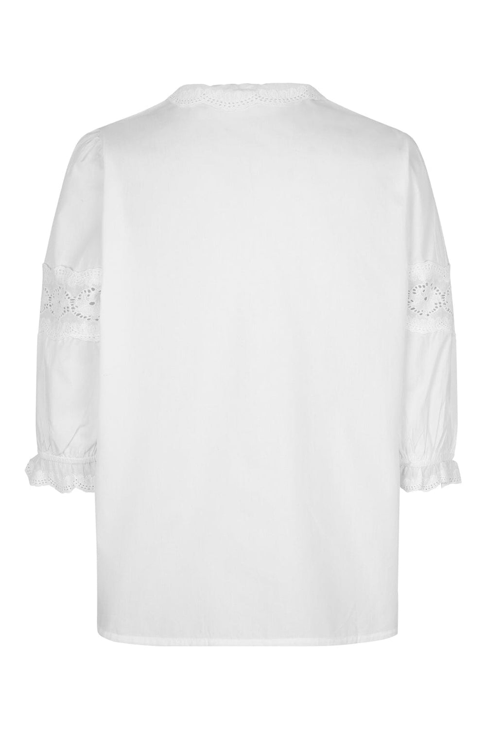 Lollys Laundry - PaviaLL Shirt LS - 01 White Bluser 