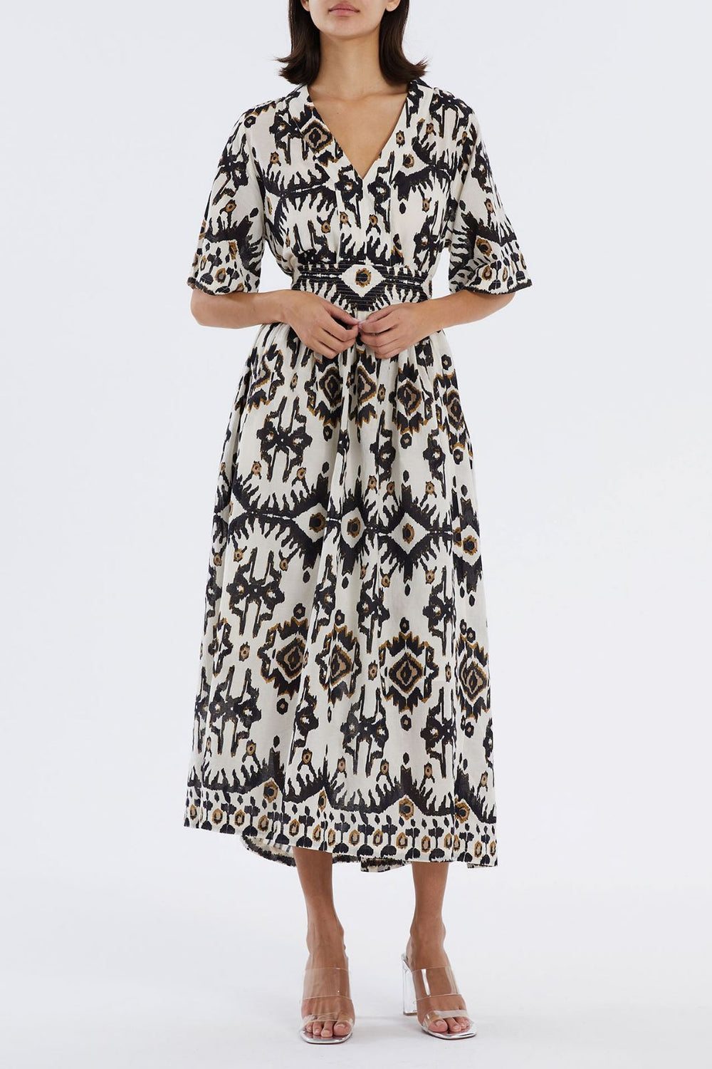 Lollys Laundry - Sumia Dress - 78 Aztec Print Kjoler 