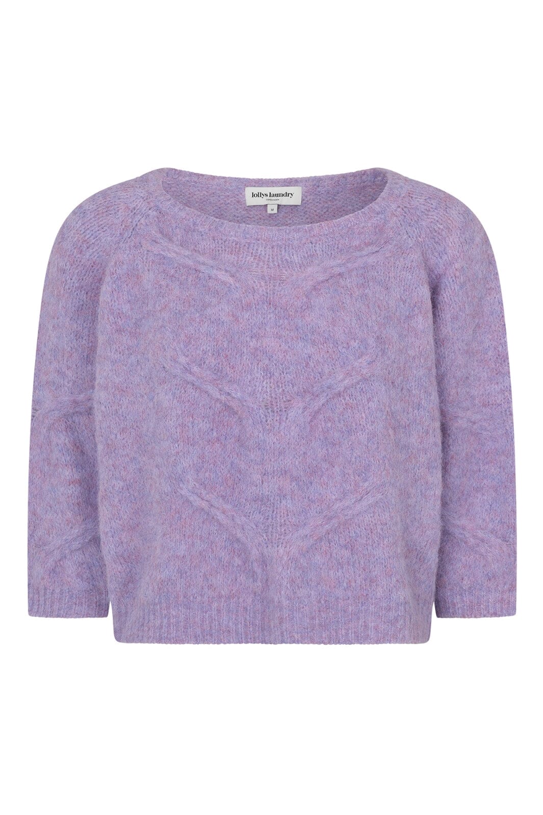 Lollys Laundry - TortugaLL Knit Jumper SS - 53 Lilac Strikbluser 