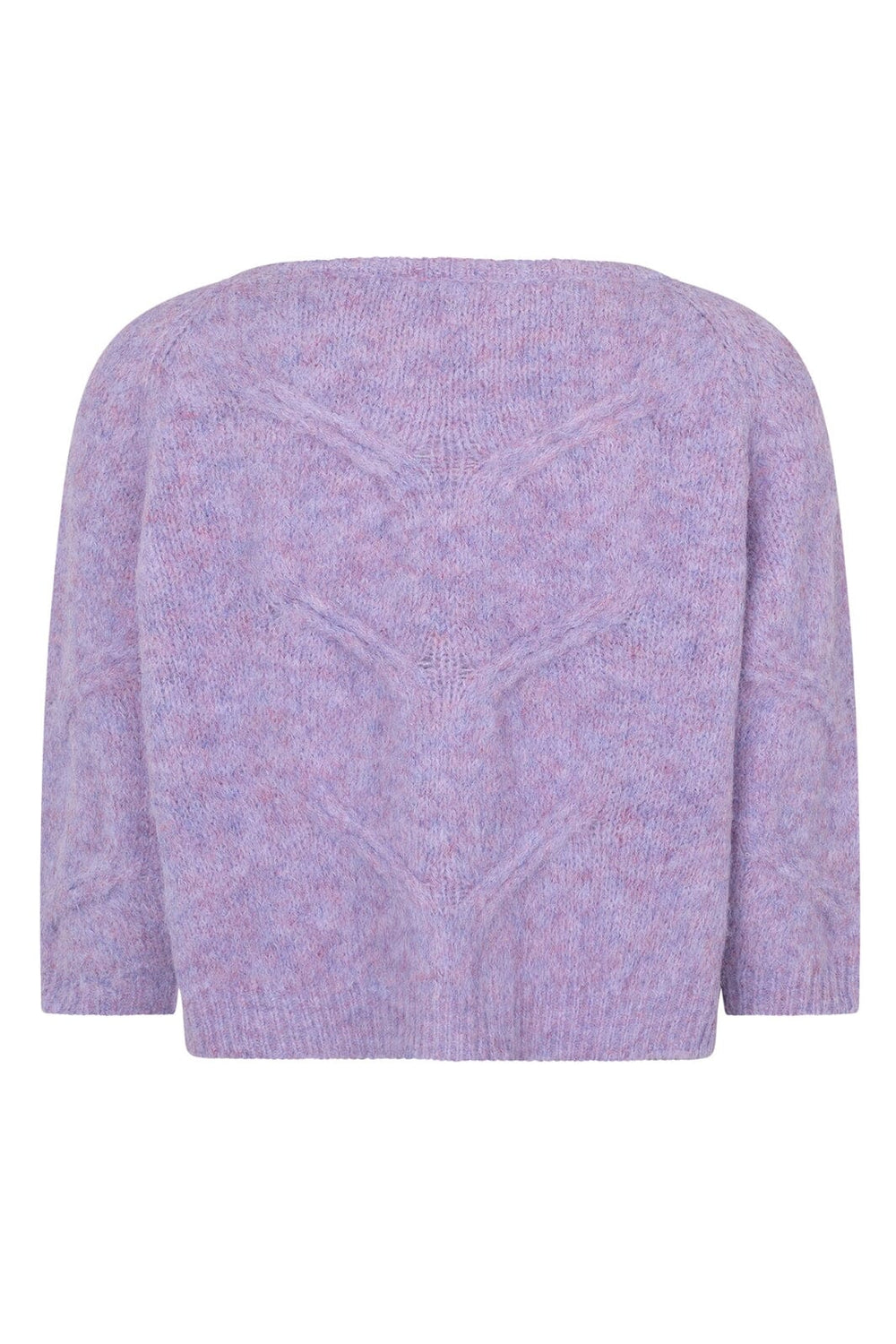 Lollys Laundry - TortugaLL Knit Jumper SS - 53 Lilac Strikbluser 