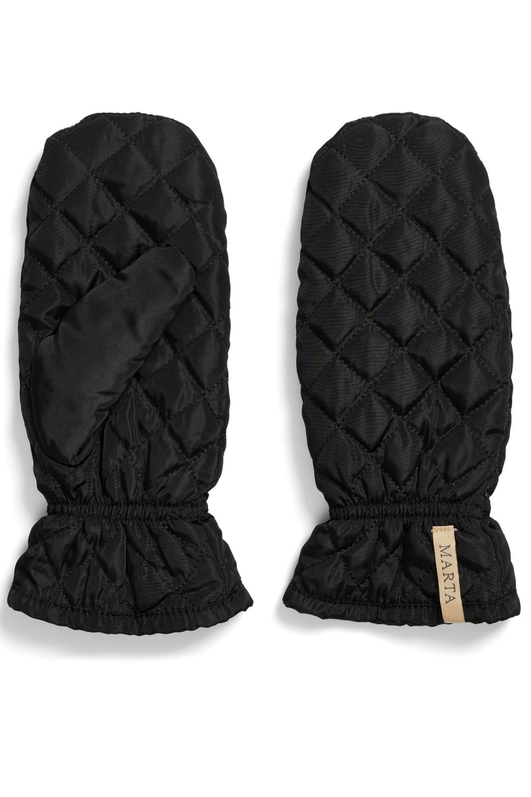 Marta Du Chateau - Marta Quilt Mitten - 51013 Black Gloves 