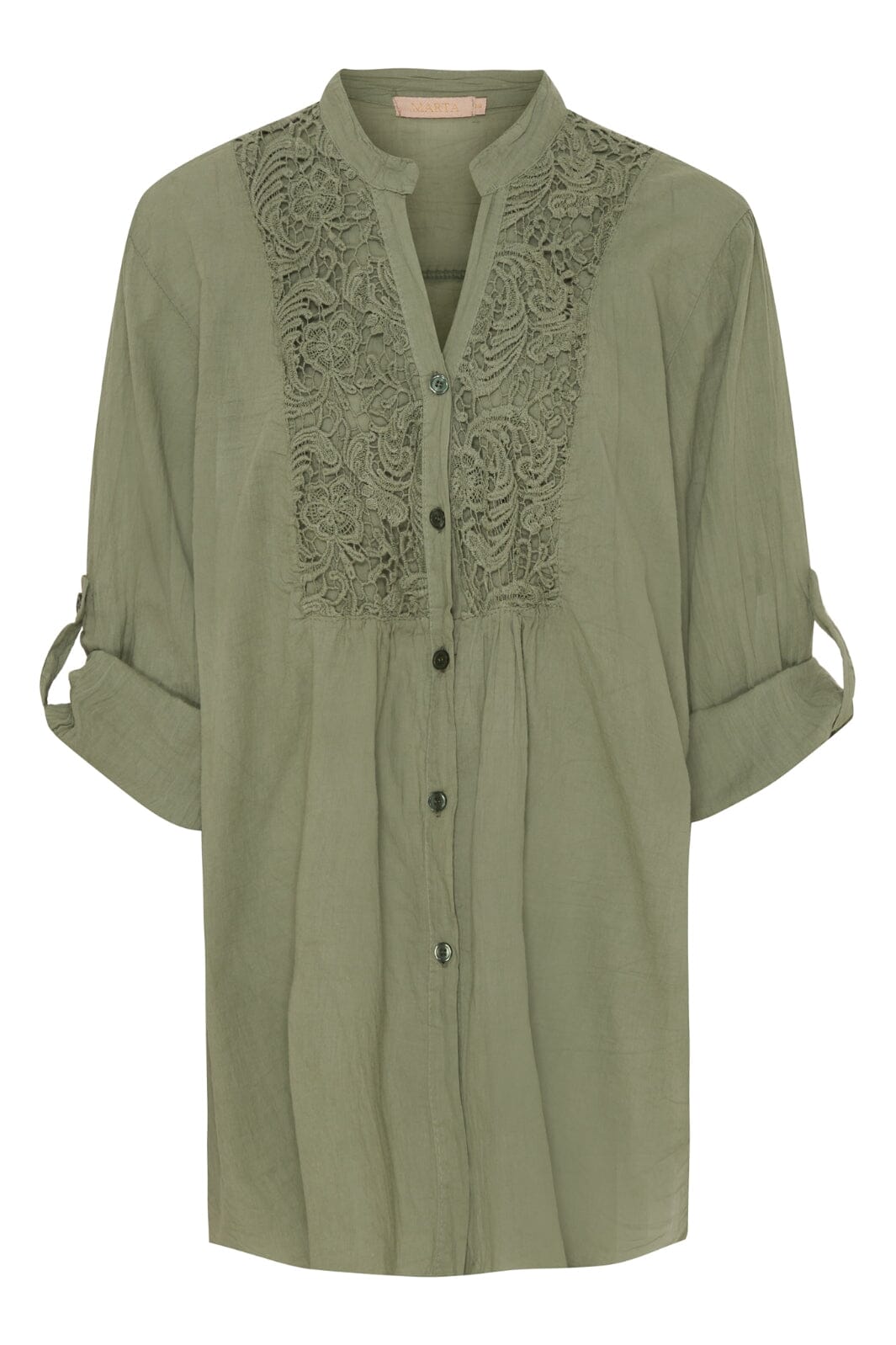 Marta Du Chateau - Shirt - 9737B Military Bluser 