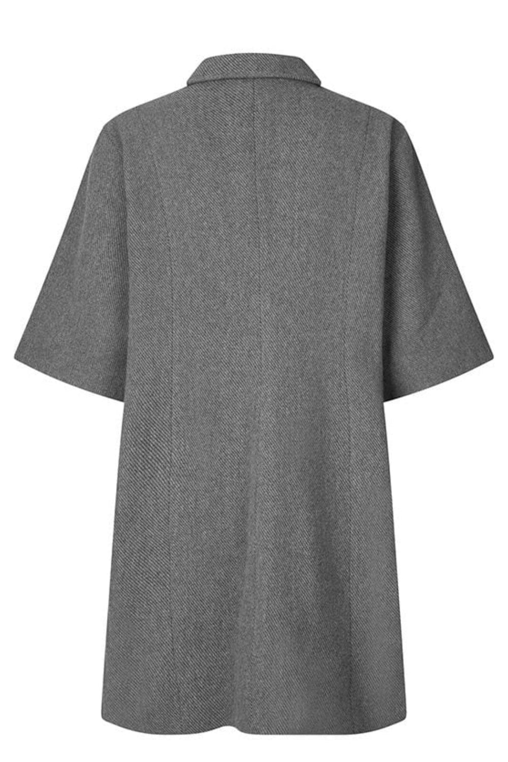 Mbym - Bimalani-M - O70 Charcoal Grey Herringbone Kjoler 