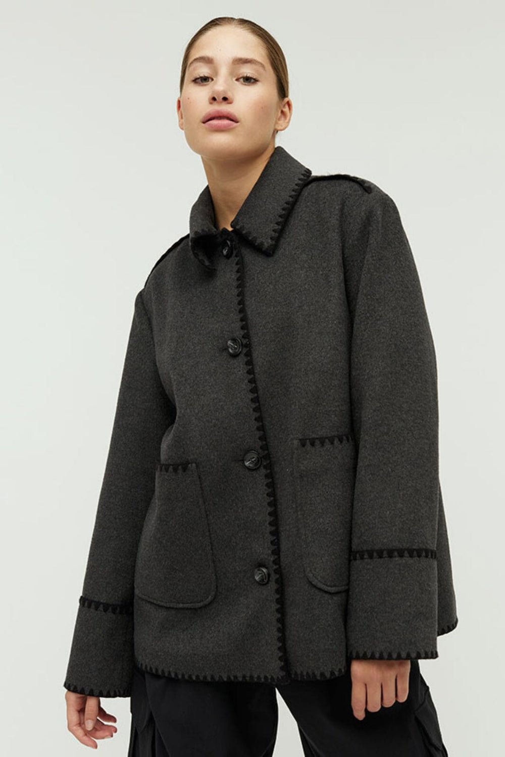 Mbym - Caprella-M - Charcoal Melange Jakker 