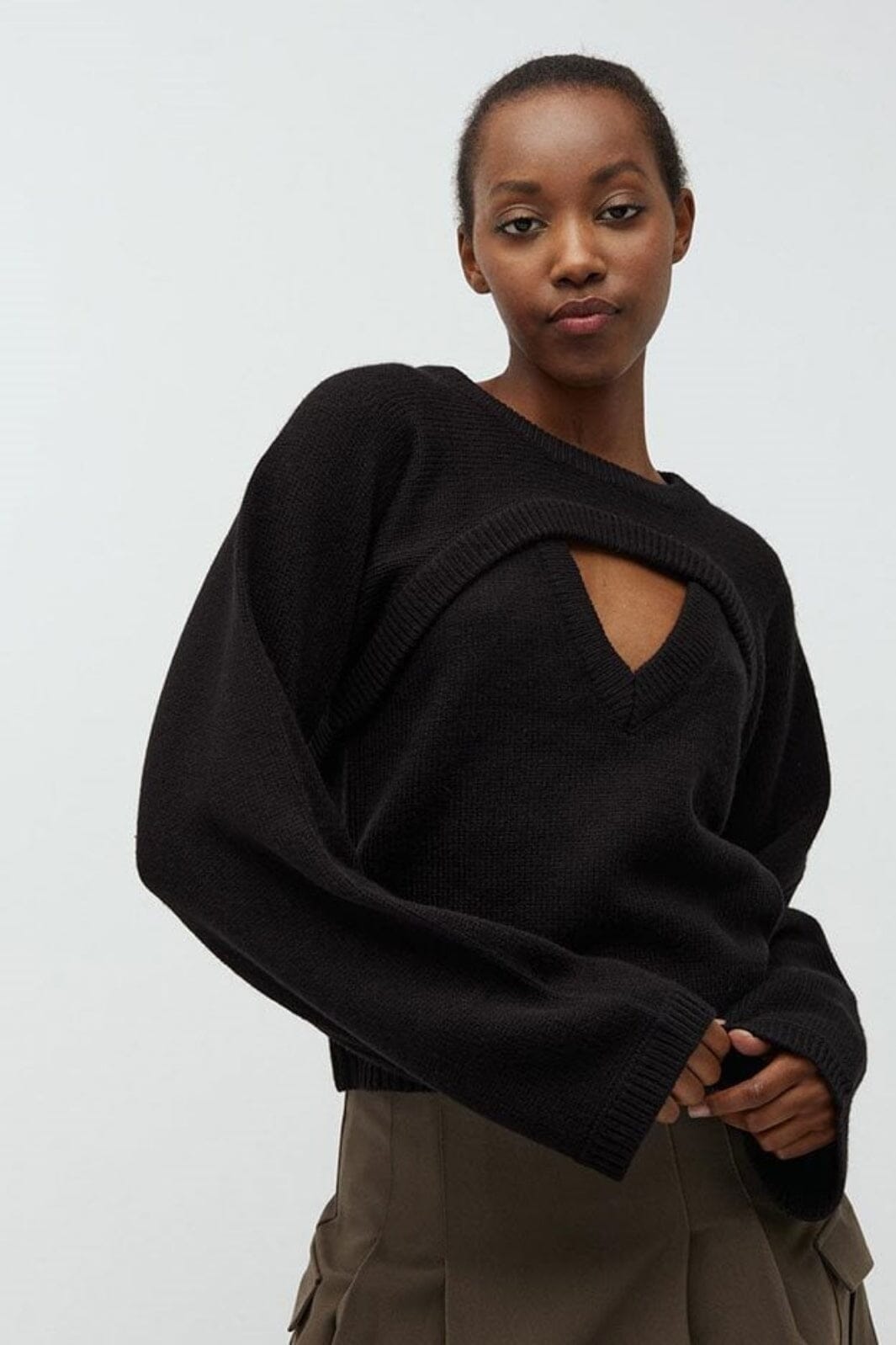 MbyM - Devona-M - Black Strikbluser 