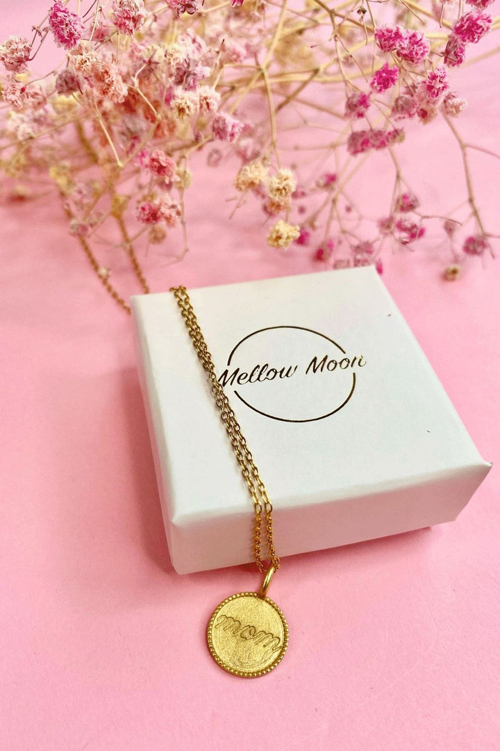 Mellow Moon - Guld vedhæng - Mom Vedhæng 