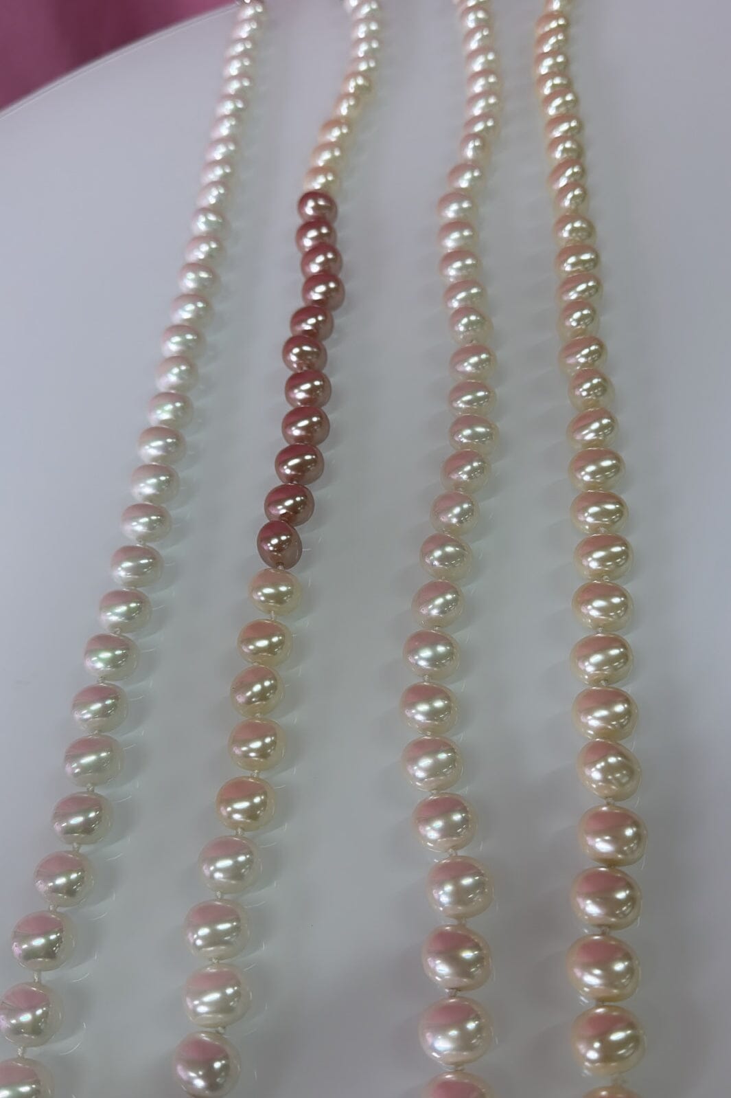 Mellow Moon - Pearl Necklace N1612 - Pink Halskæder 