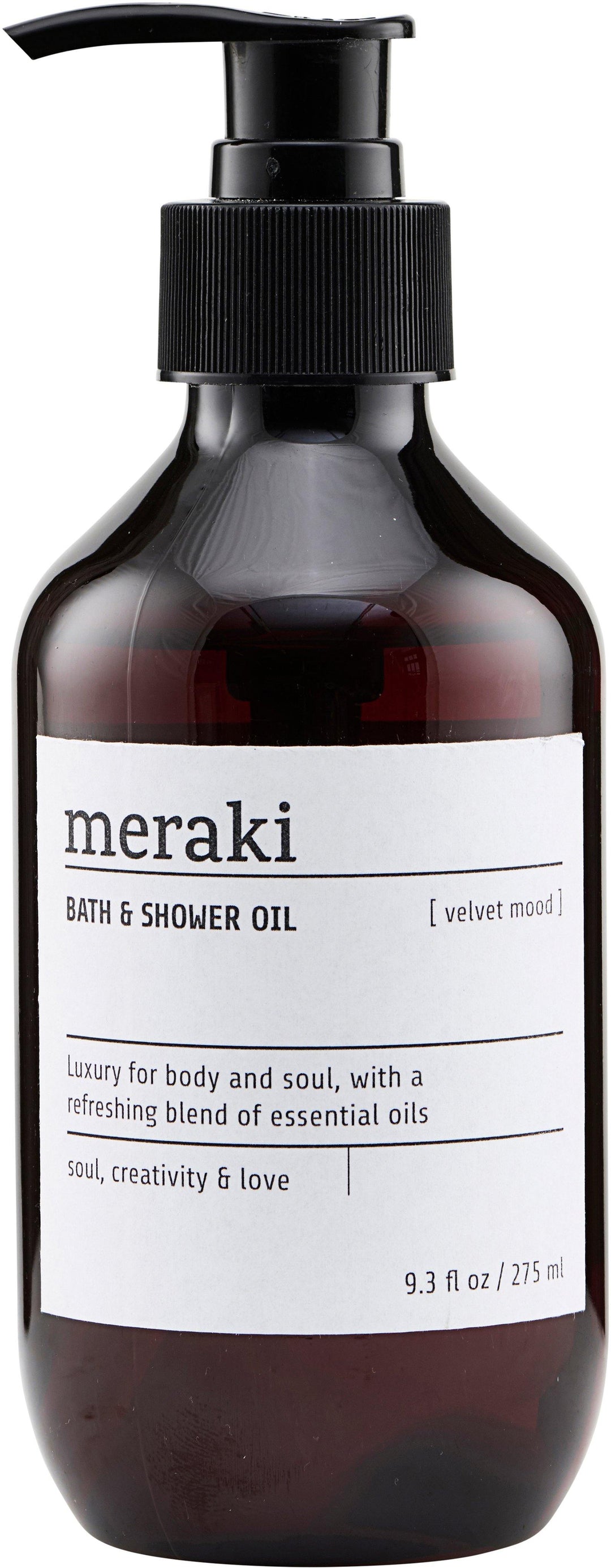 Meraki - Bath & Shower Oil - Velvet Mood Olier 