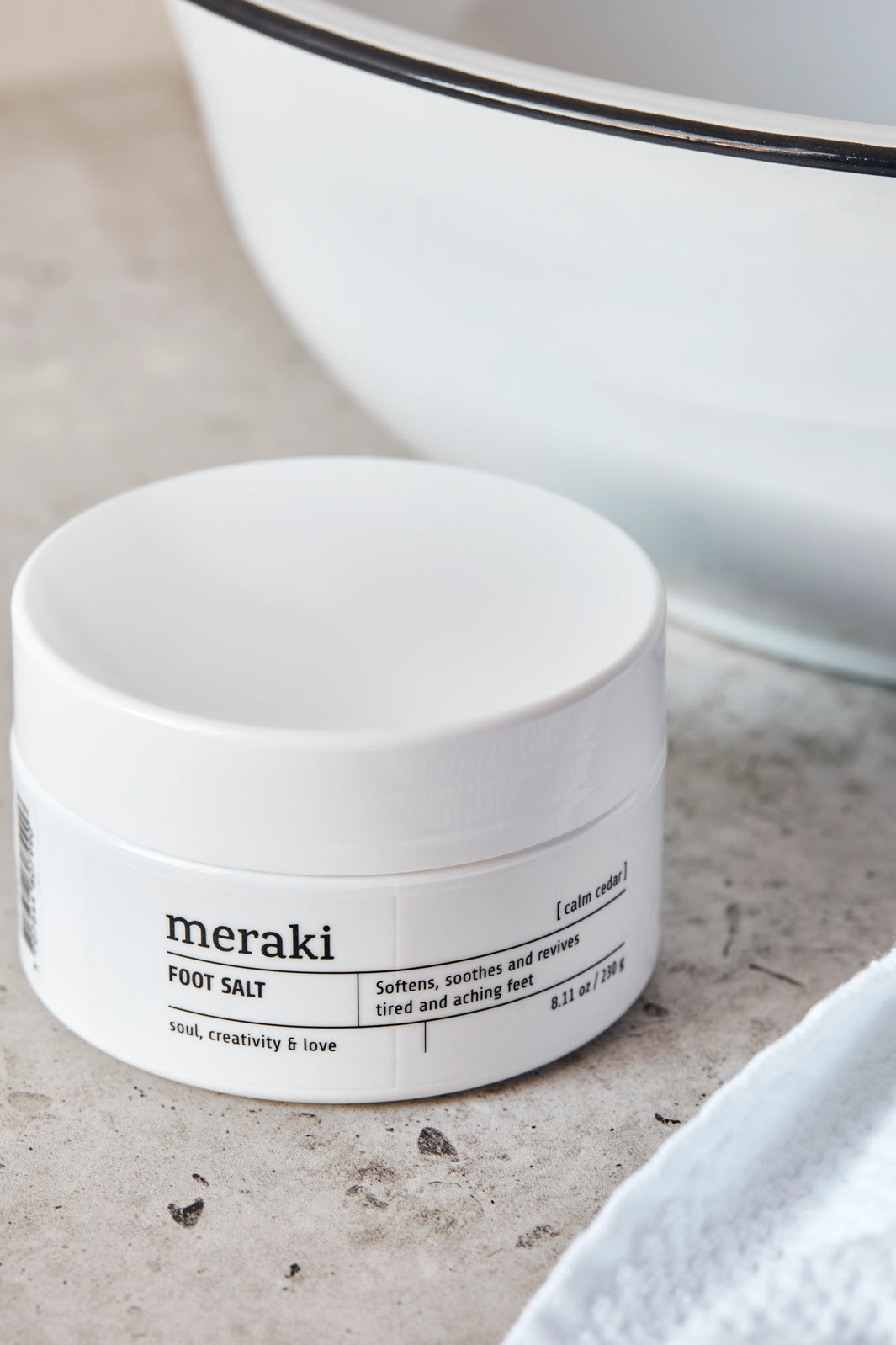 Meraki - Foot Salt Calm Cedar - Cosmos Natura Tilbehør 