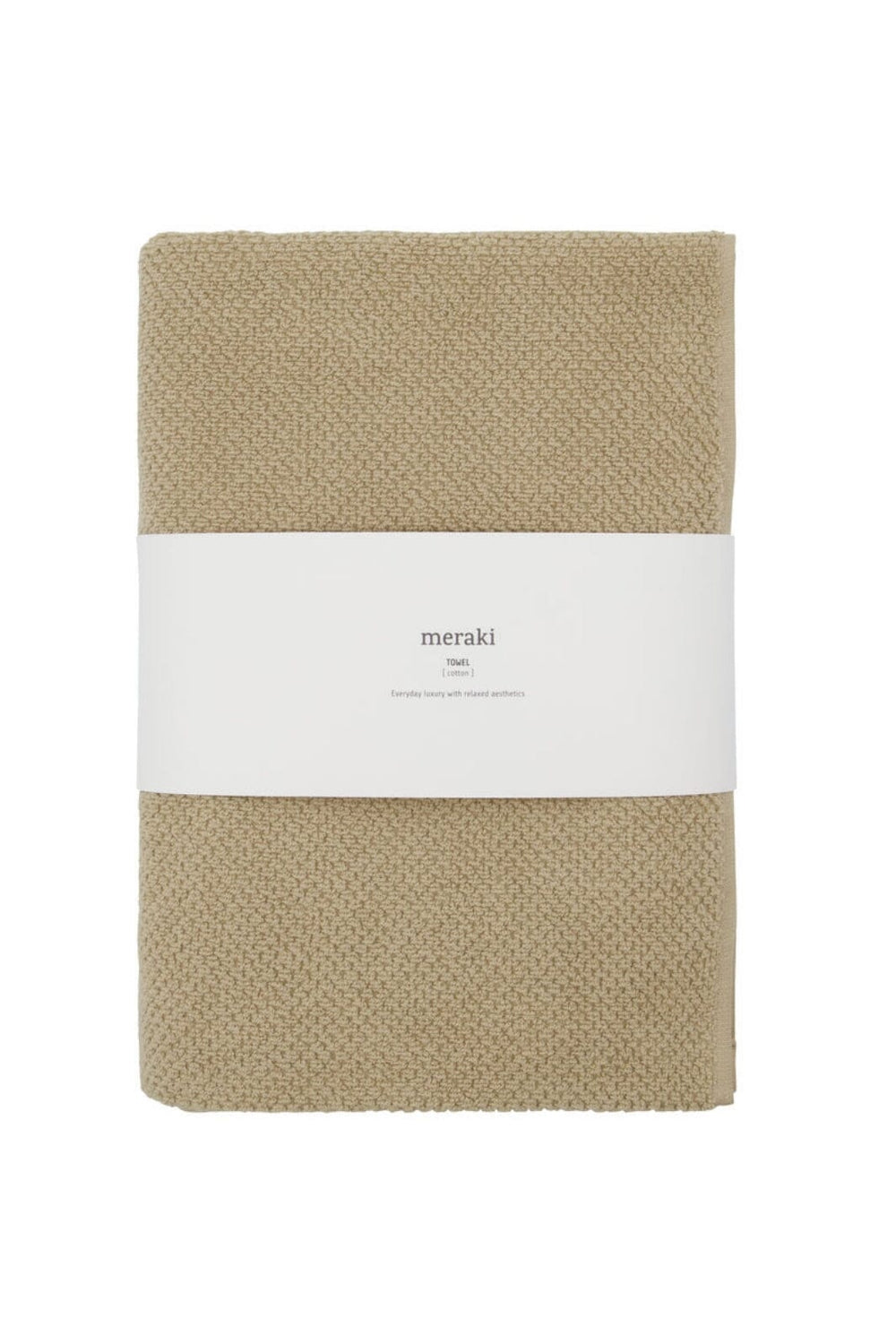 Meraki - Håndklæde, Solid, 70 x 140, Safari Håndklæder 