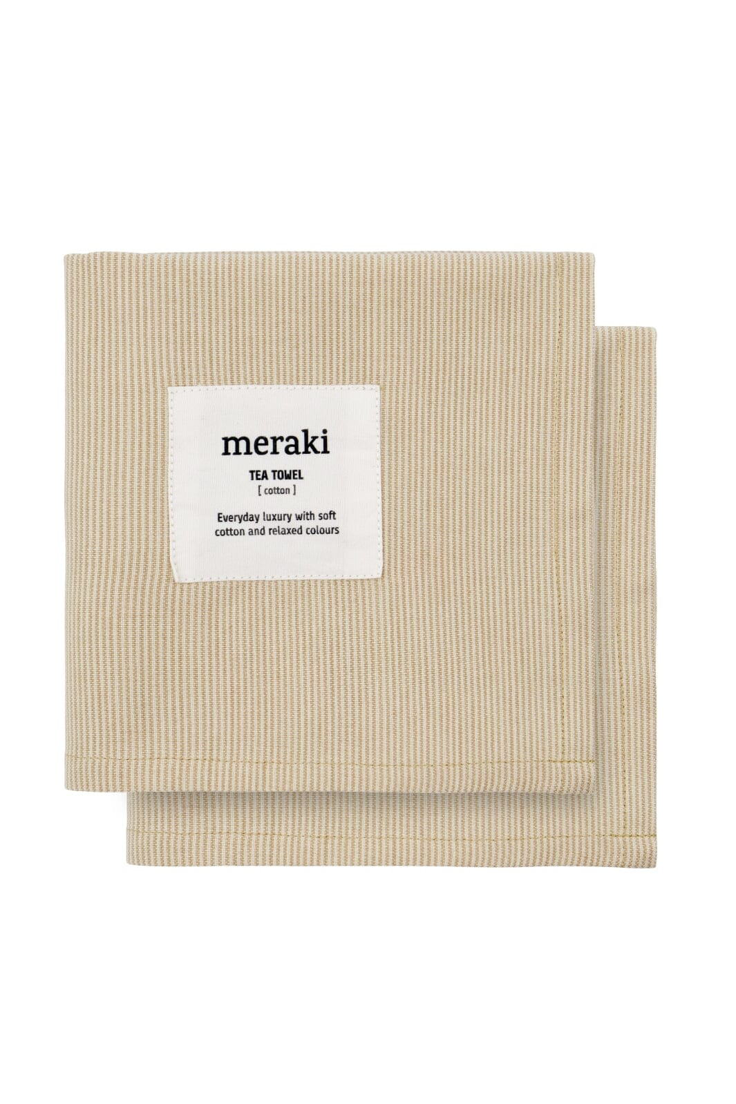 Meraki - Viskestykker, Verum, Off white/safari - l: 75 cm, w: 55 cm Køkkentilbehør 