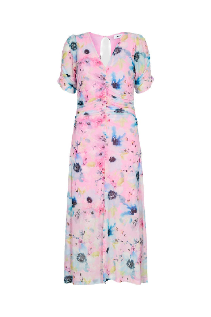 Moves By Minimum - Glitera Midi Dress - 2710 Pink Kjoler 