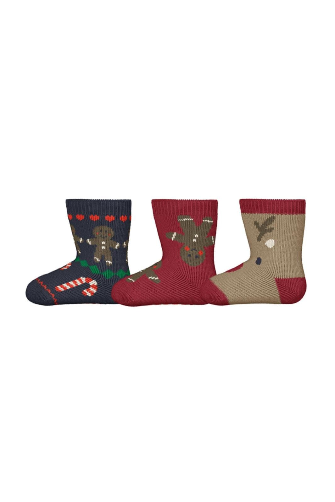 Name It, Nbfrichristmas 3P Sock, Jester Red