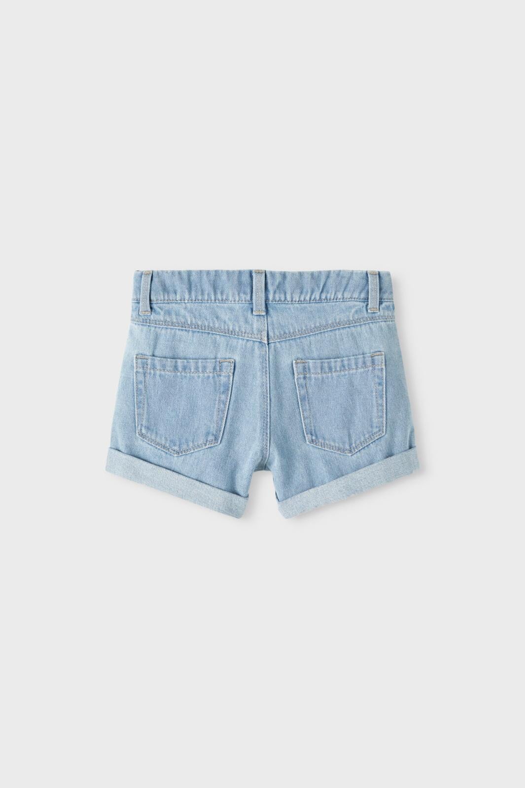 Name It Kids, Nkfbella Reg Shorts 1778-Te, Light Blue Denim