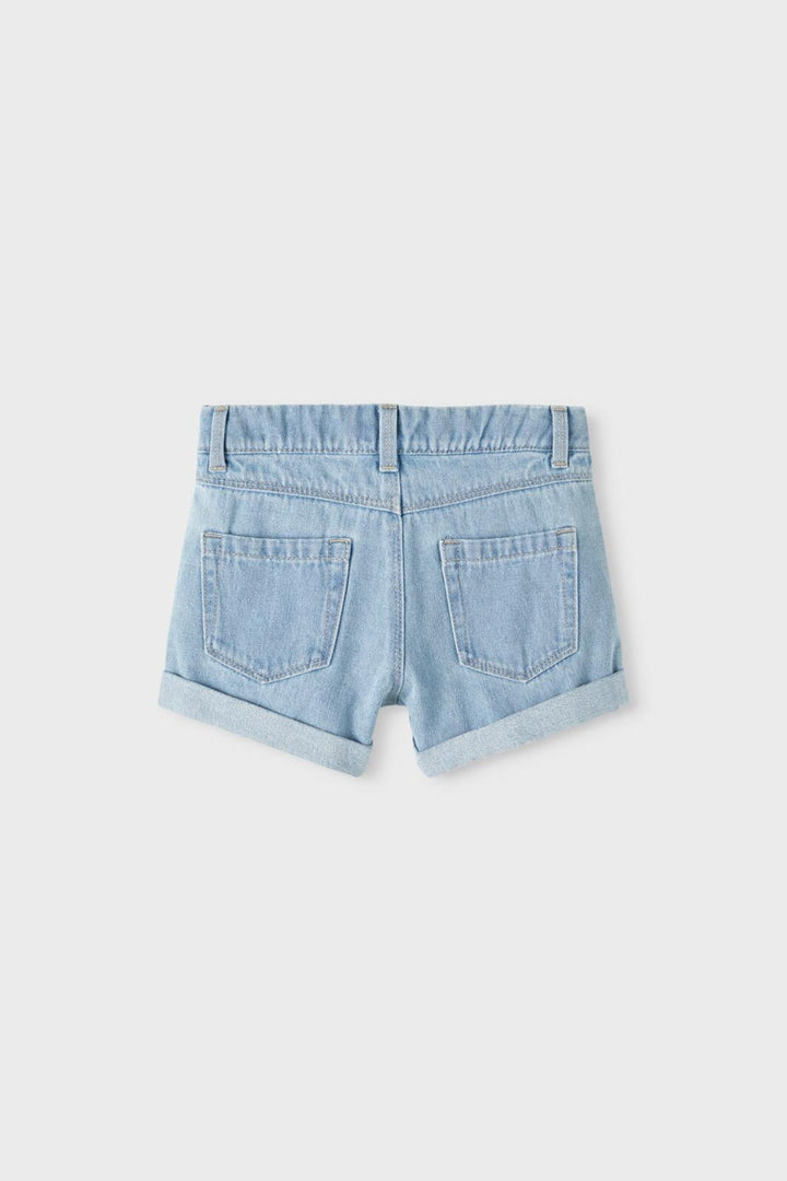 Name It Kids, Nkfbella Reg Shorts 1778-Te, Light Blue Denim
