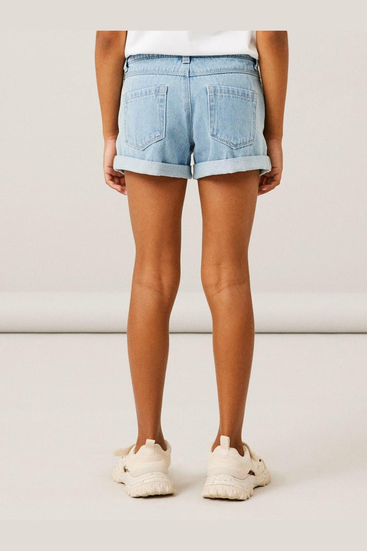 Name It Kids, Nkfbella Reg Shorts 1778-Te, Light Blue Denim