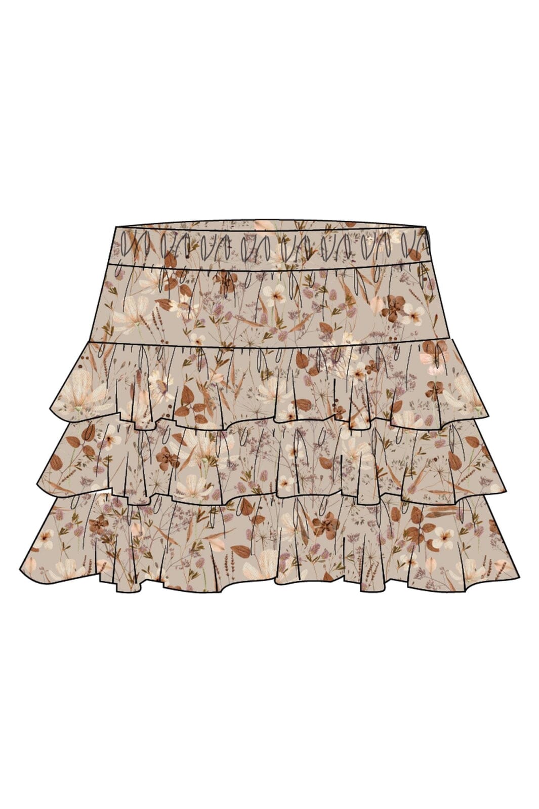 Name It - Nkfnitara Skirt - 4464650 Oatmeal Nederdele 