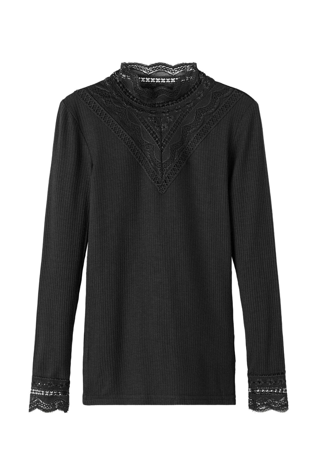 Name It - Nkfnuri Ls Xsl Top - 4070984 Black Bluser 