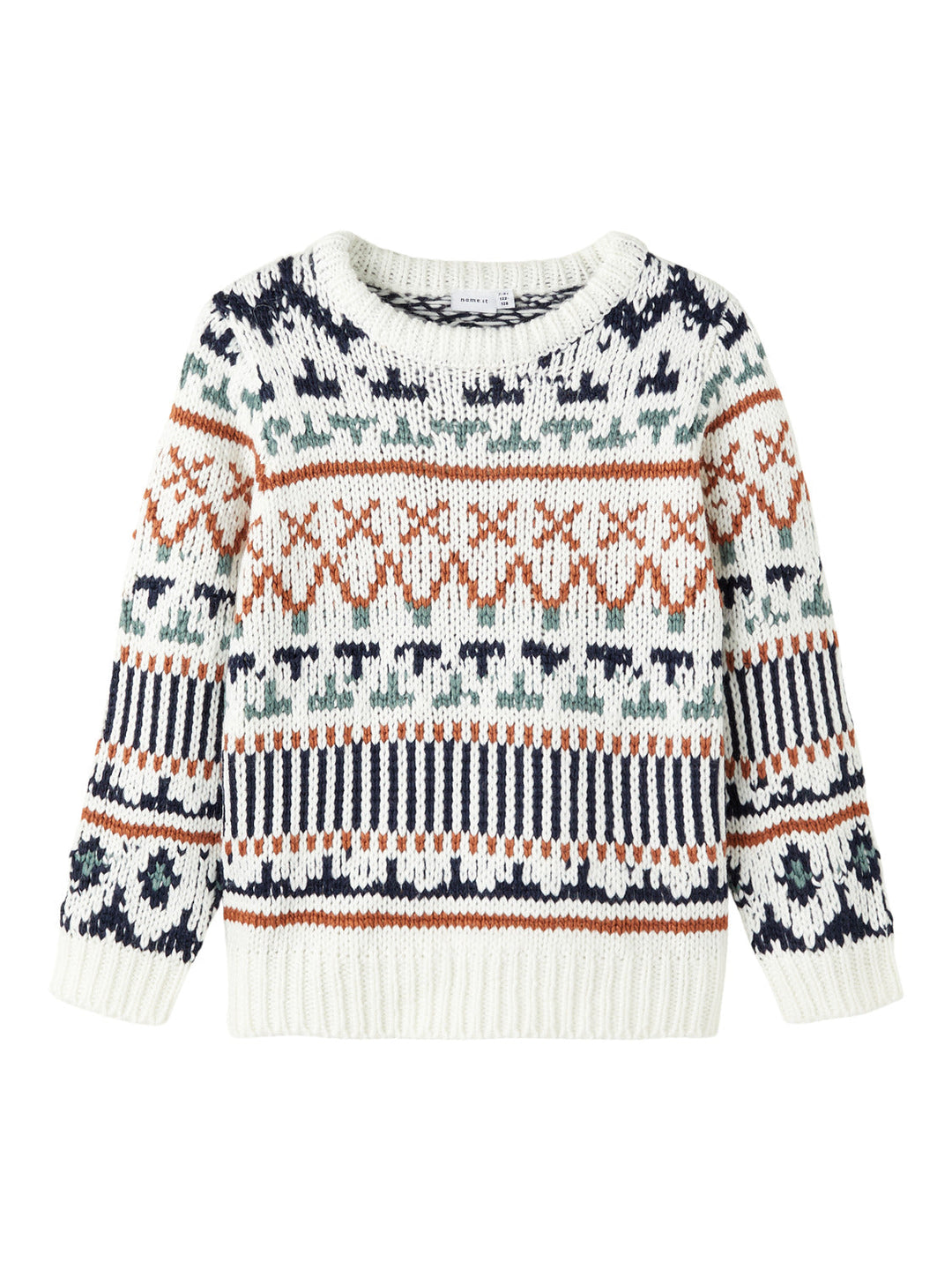 Name It Kids, Nkmopalle Ls Knit, White Alyssum