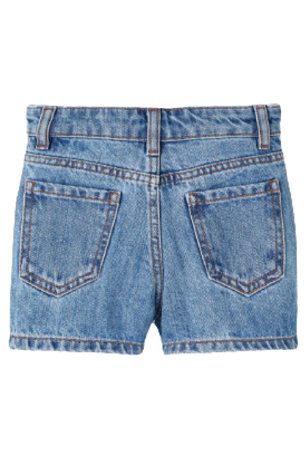 Name It - Nmfbella Reg Shorts 1008-Me H - Medium Blue Denim Shorts 