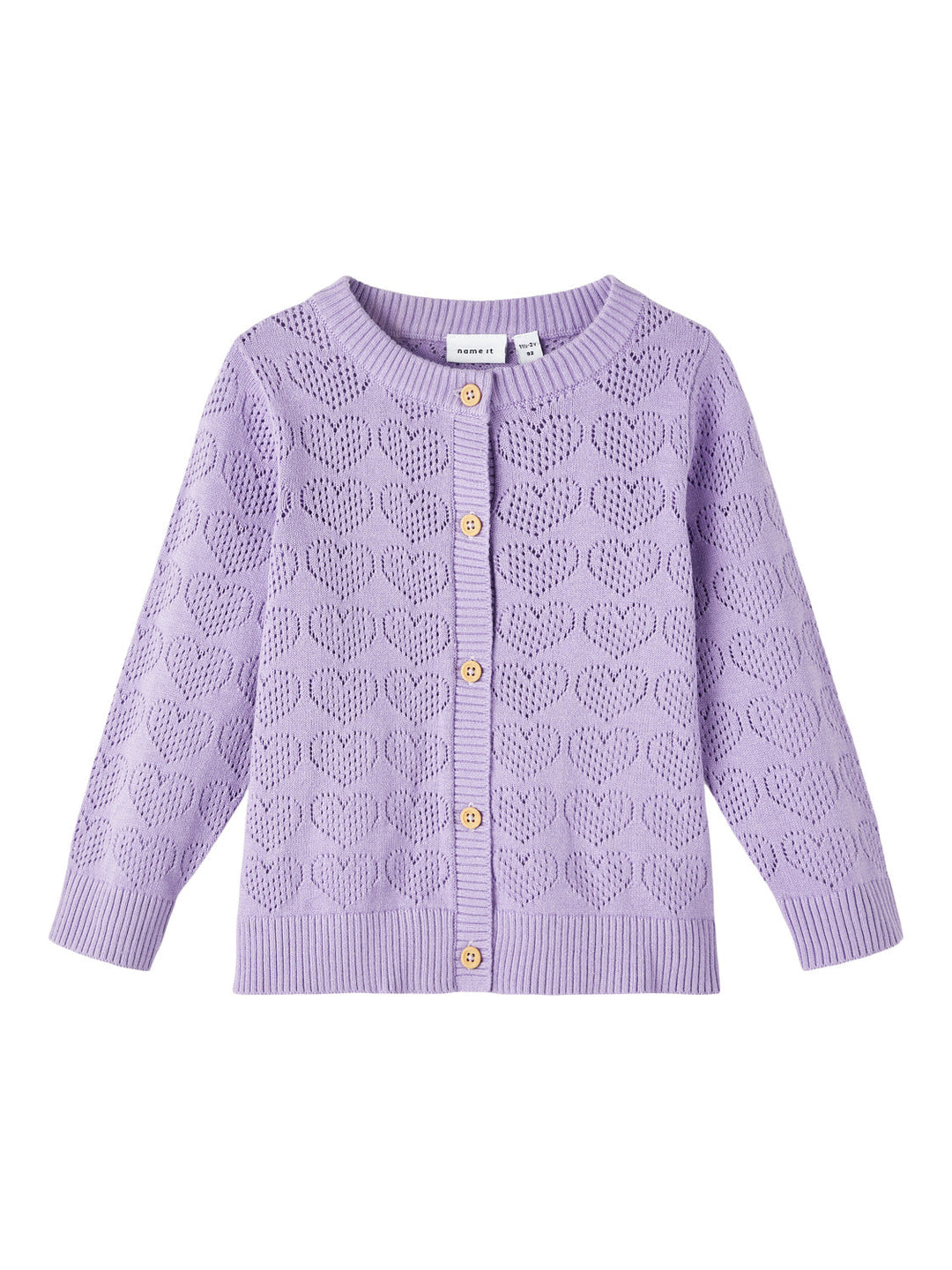 Name It, Nmfdesolle Ls Knitrd, Sand Verbena